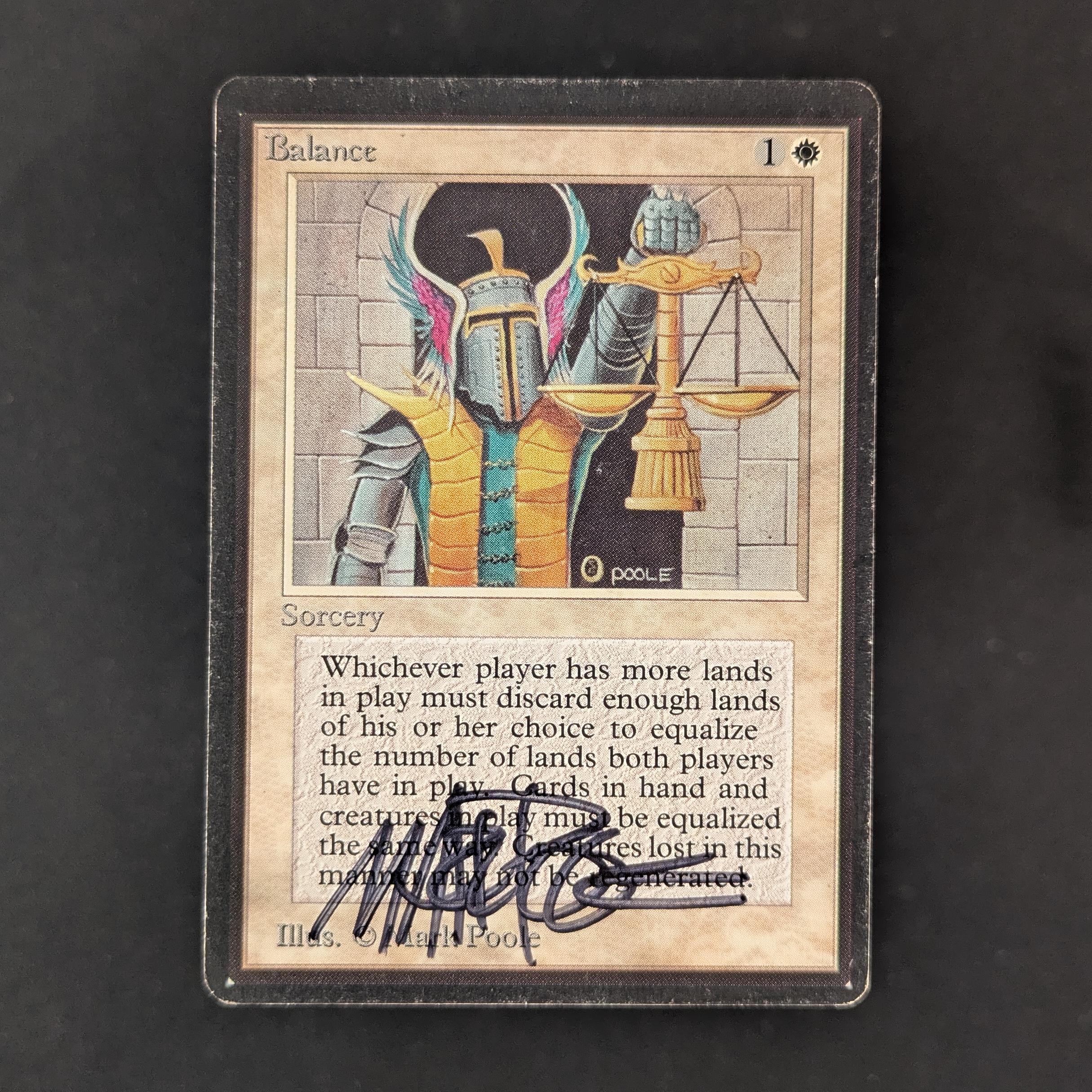 MTG Singles - Balance - Beta - PL - INKED, SIGNED - 32342