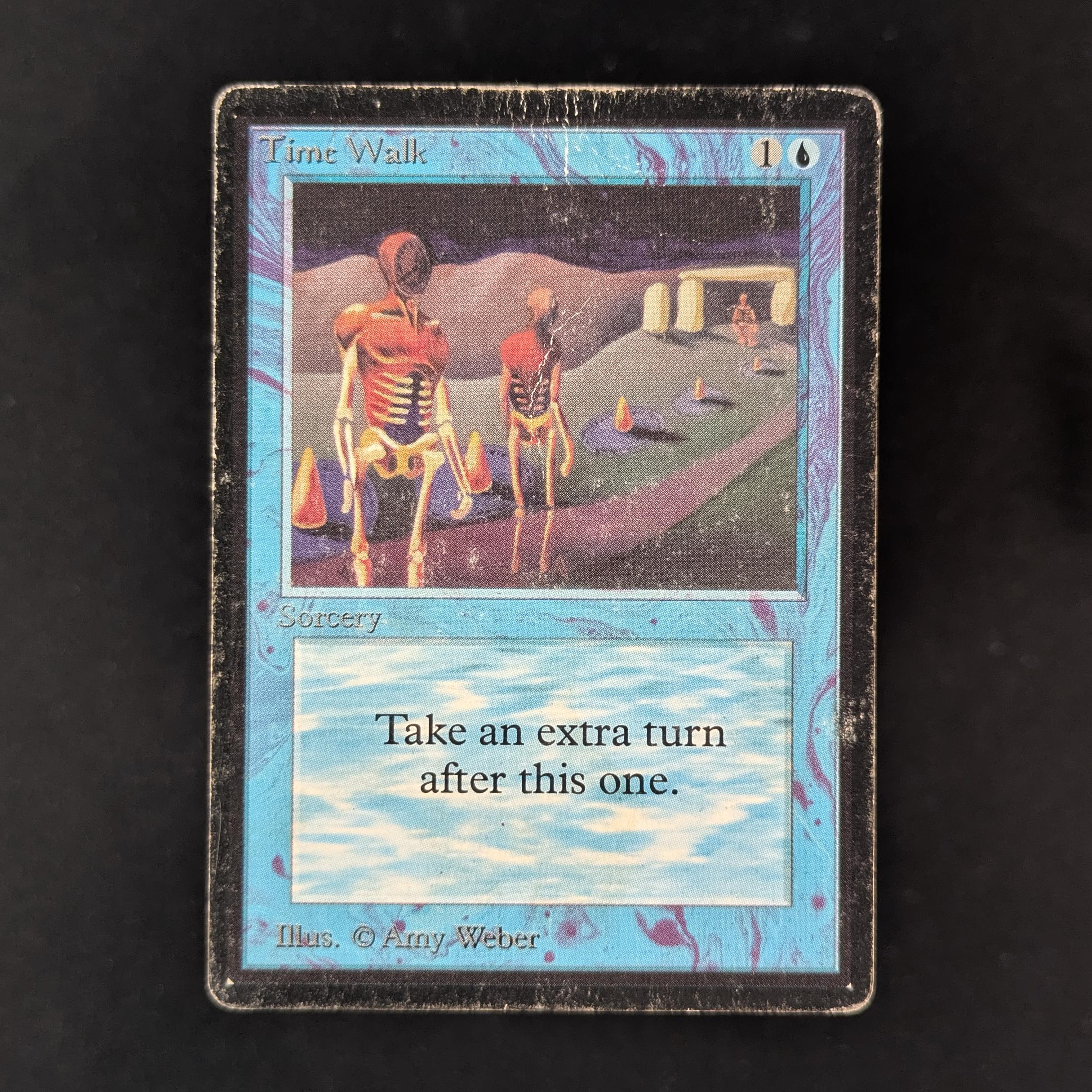 MTG Singles - Time Walk - Beta - PO - INKED - 32354