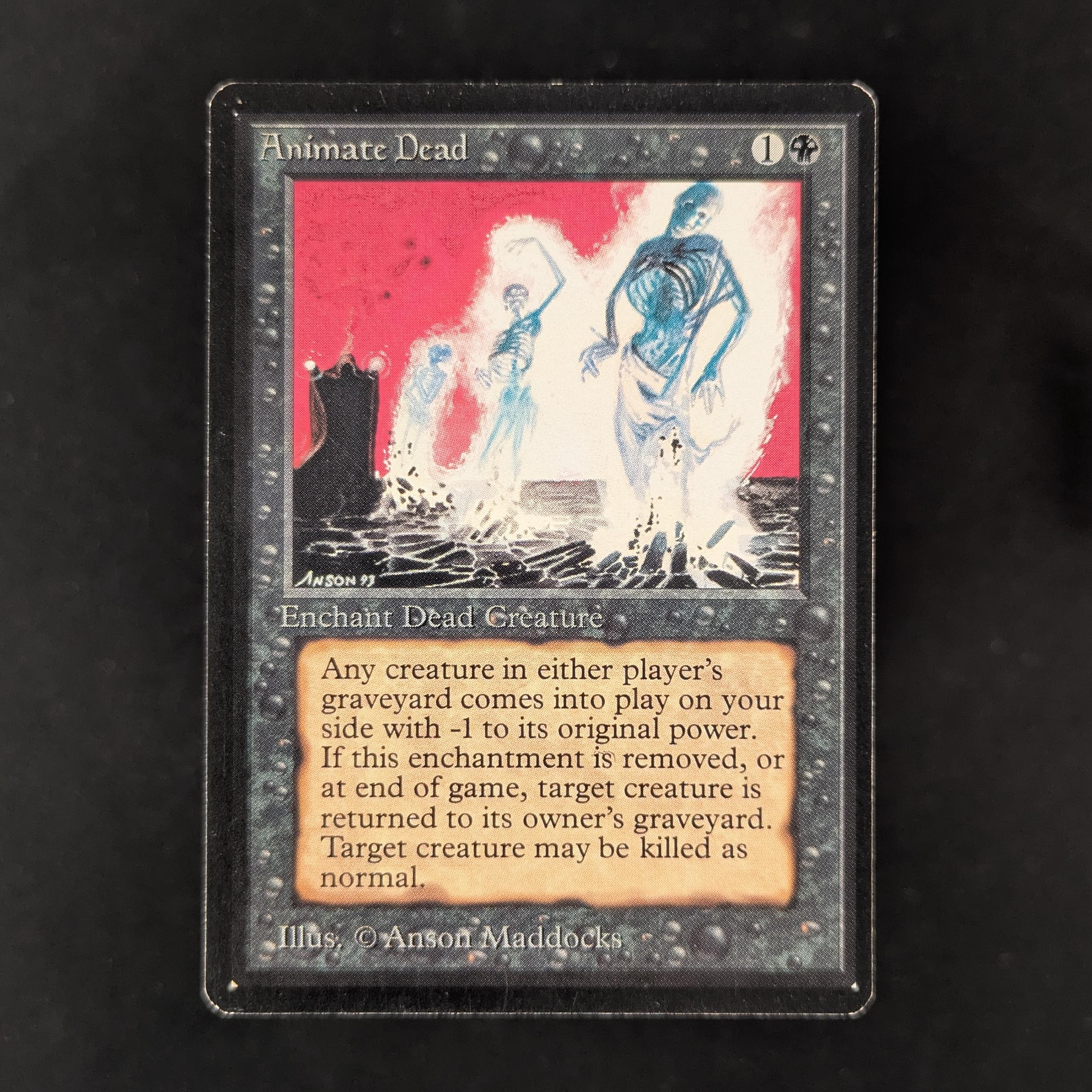 MTG Singles - Animate Dead - Beta - EX - 32356