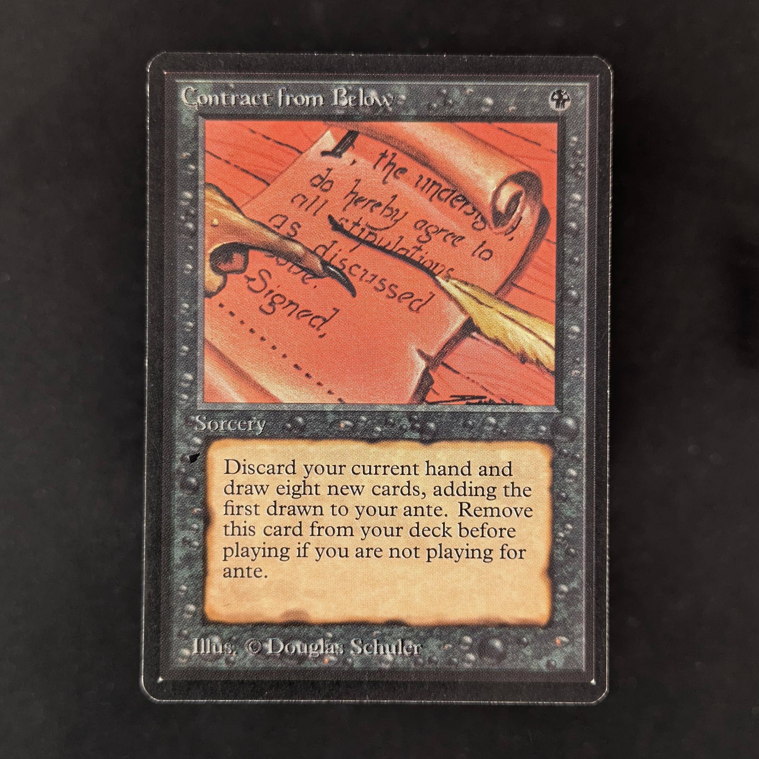 MTG Singles - Contract from Below - Beta - EX - 32357