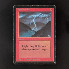 MTG 稲妻　Lightning Bolt ベータ　LEB BETA PSA7 MTG 稲妻 Lightning Bolt ベータ LEB BETA PSA7 英)稲妻 ⁄ Lightning