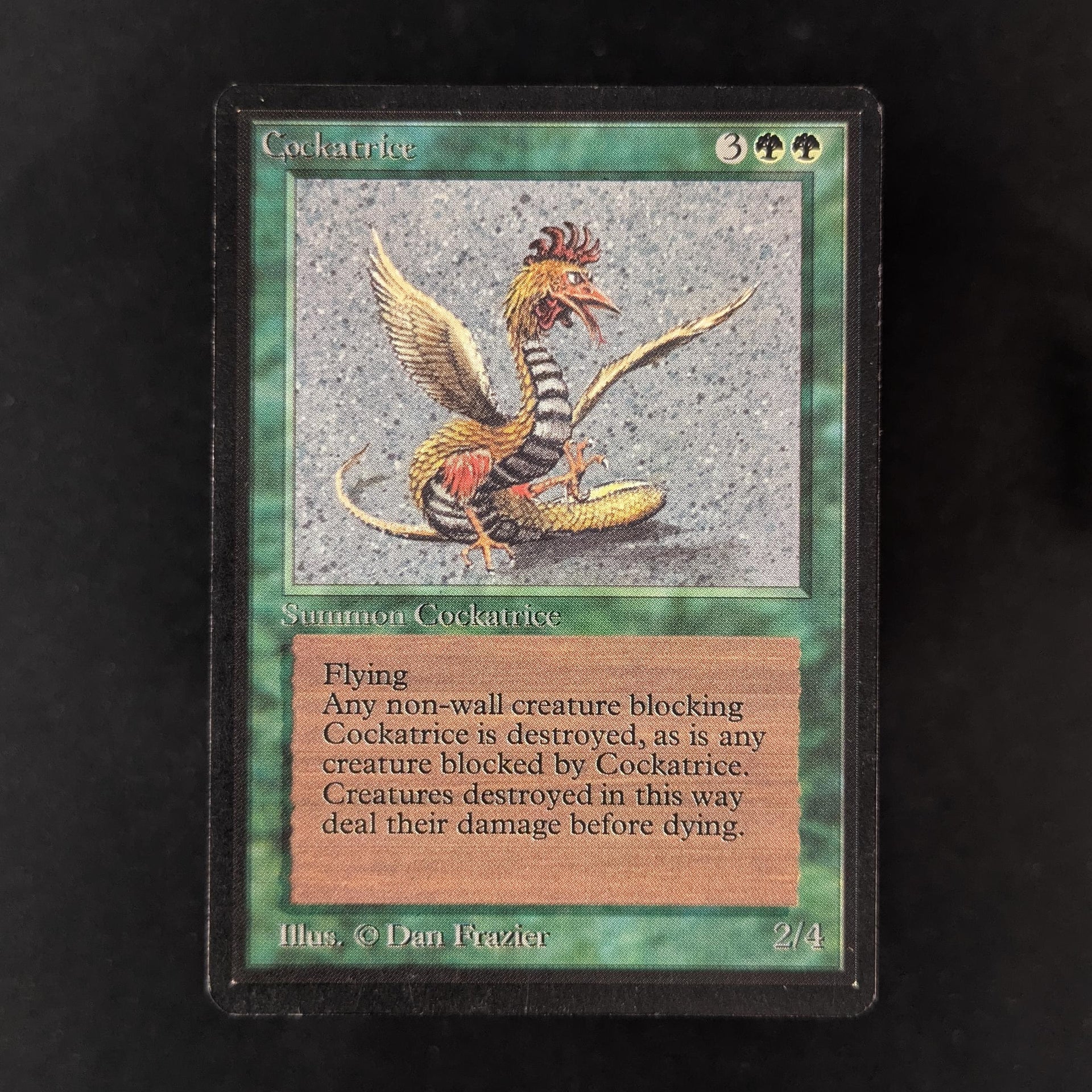cockatrice mtg card Price & Details Foreign Black Border Mint / near mint condition trading card Cockatrice - Beta - PL