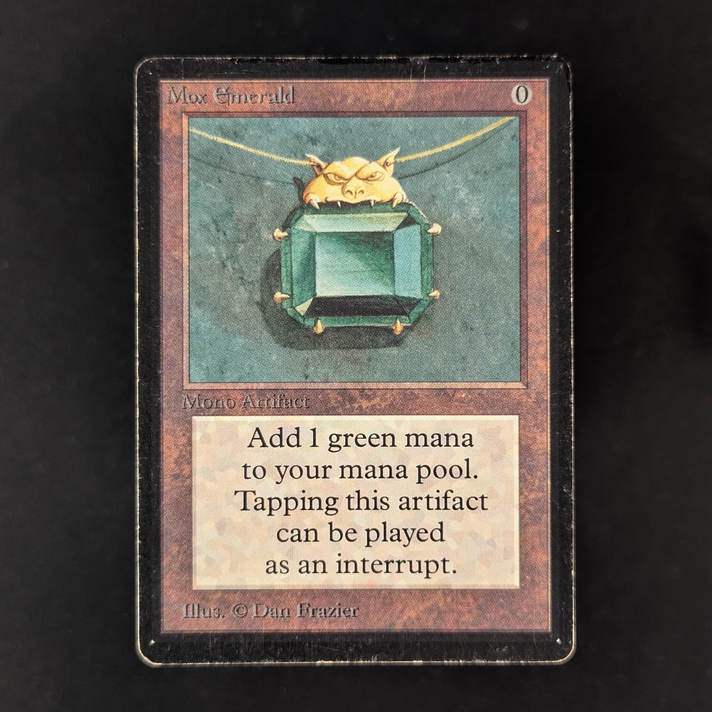 MTG Singles - Mox Emerald - Beta - PO - INKED - 32403