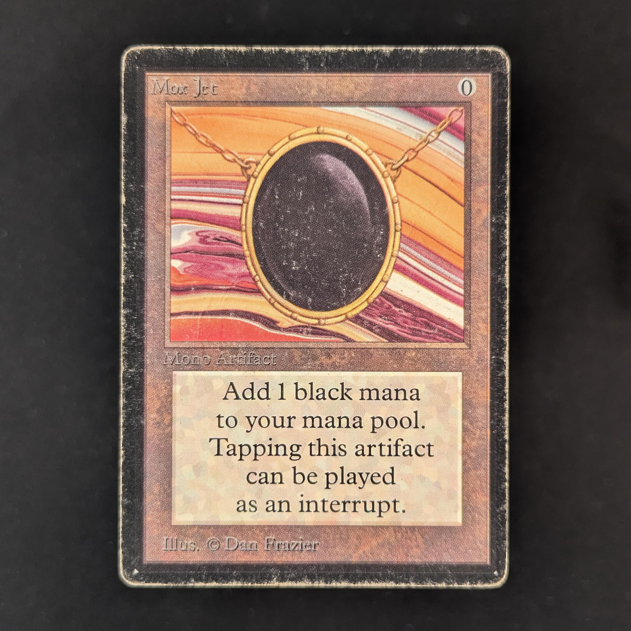 MTG Singles - Mox Jet - Beta - PO - INKED - 32404