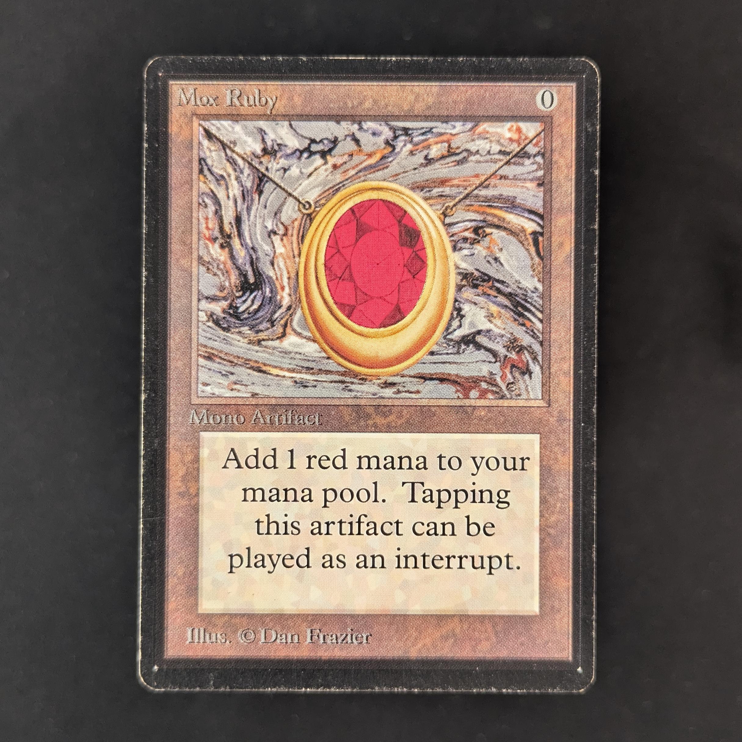 MTG Singles - Mox Ruby - Beta - PL - INKED - 32406