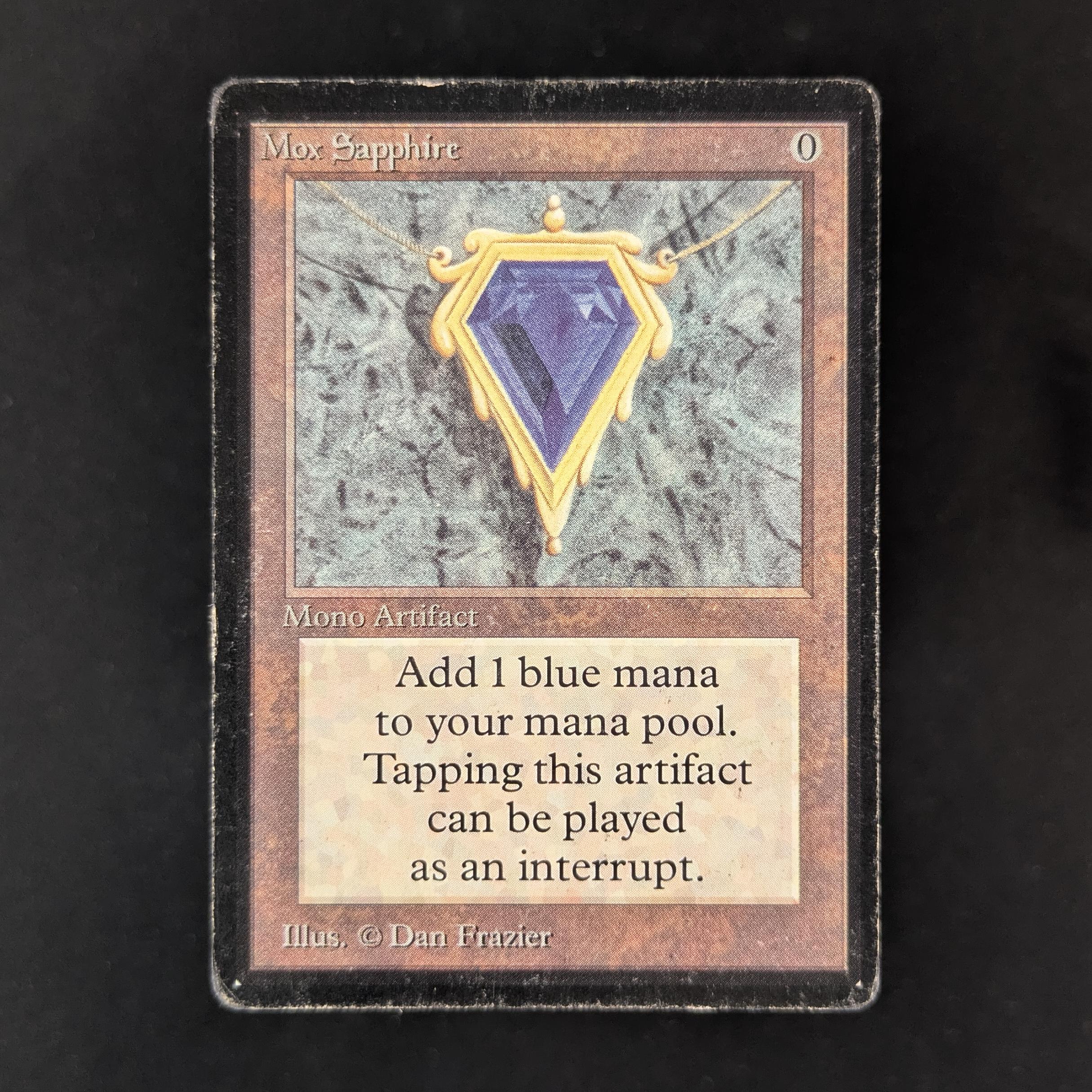 MTG Singles - Mox Sapphire - Beta - PO - INKED - 32407