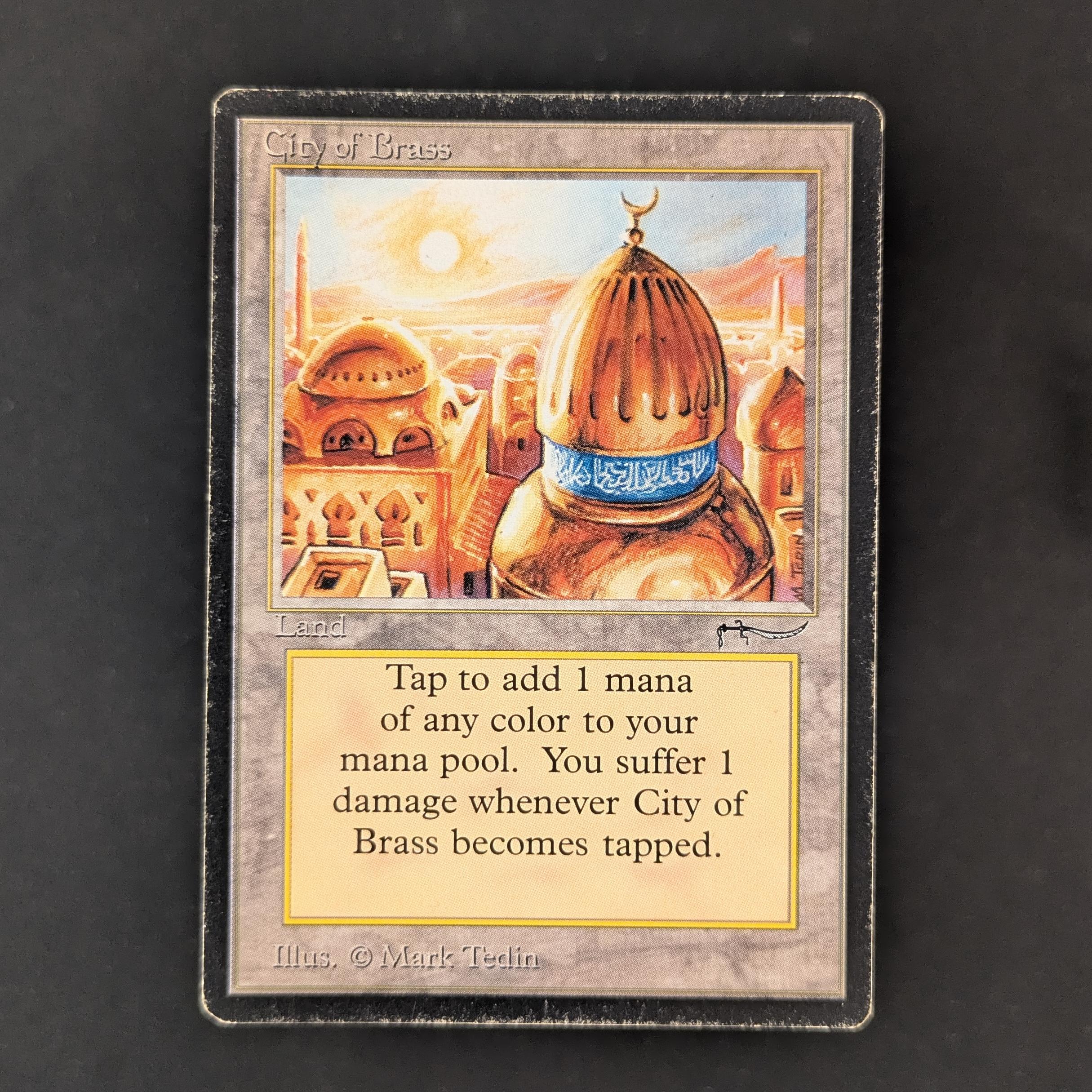 MTG Singles - City of Brass - Arabian Nights - PL - INKED - 32437
