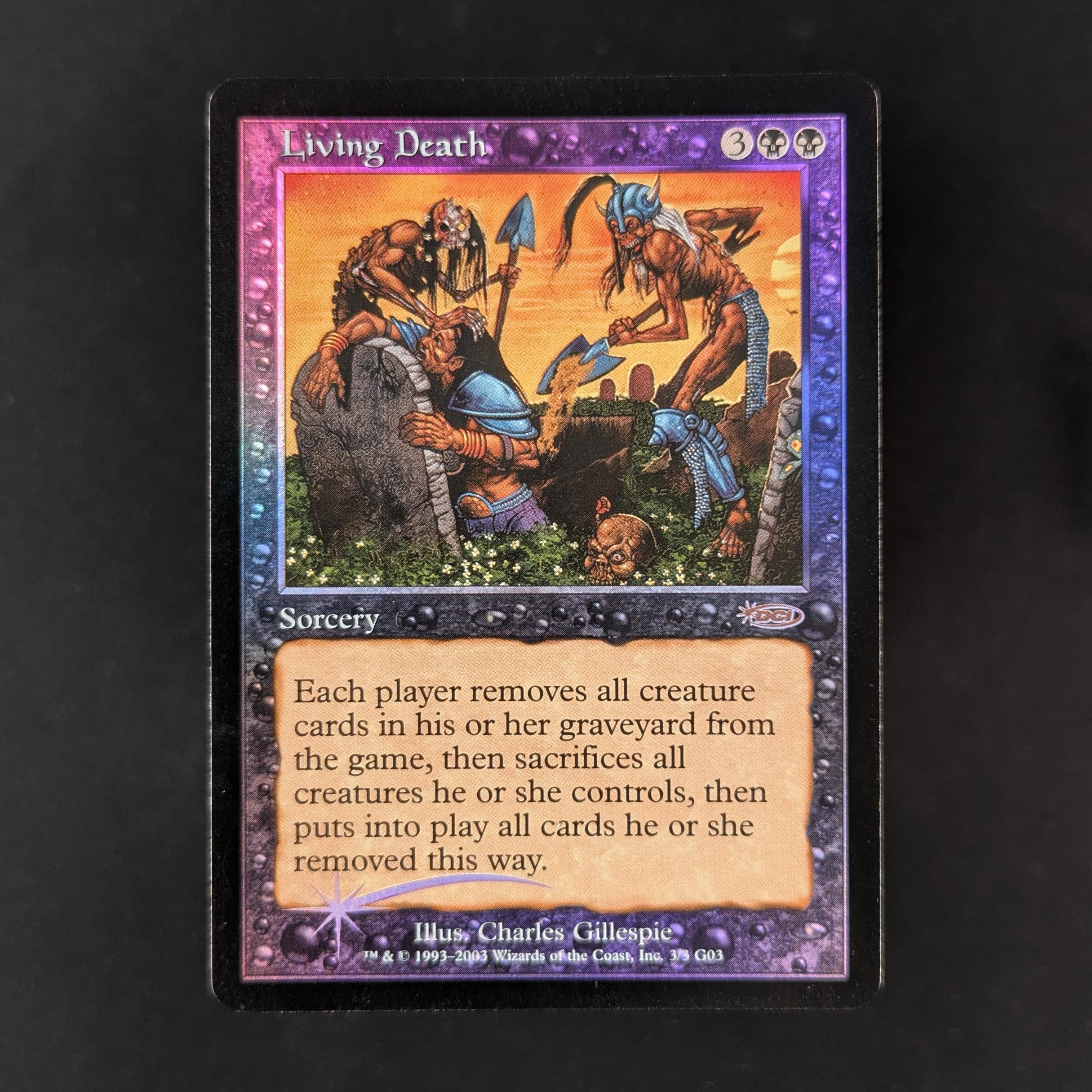 MTG Singles - [FOIL] Living Death - Judge Rewards Promos - EX - 