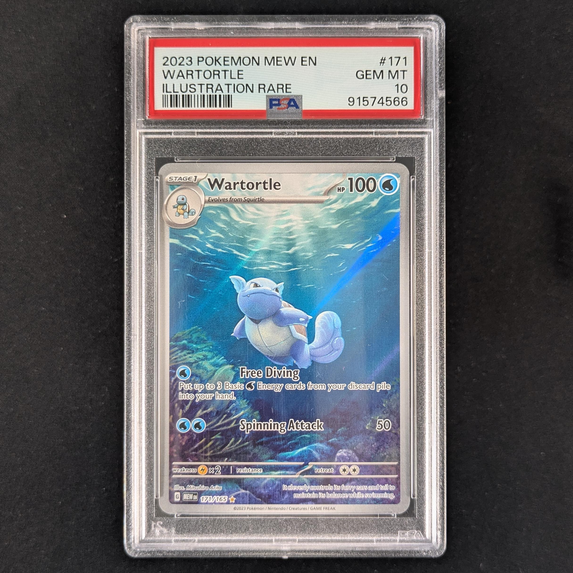 PTCG Singles - Wartortle (MEW 171) - - English - PSA 10 - 32465