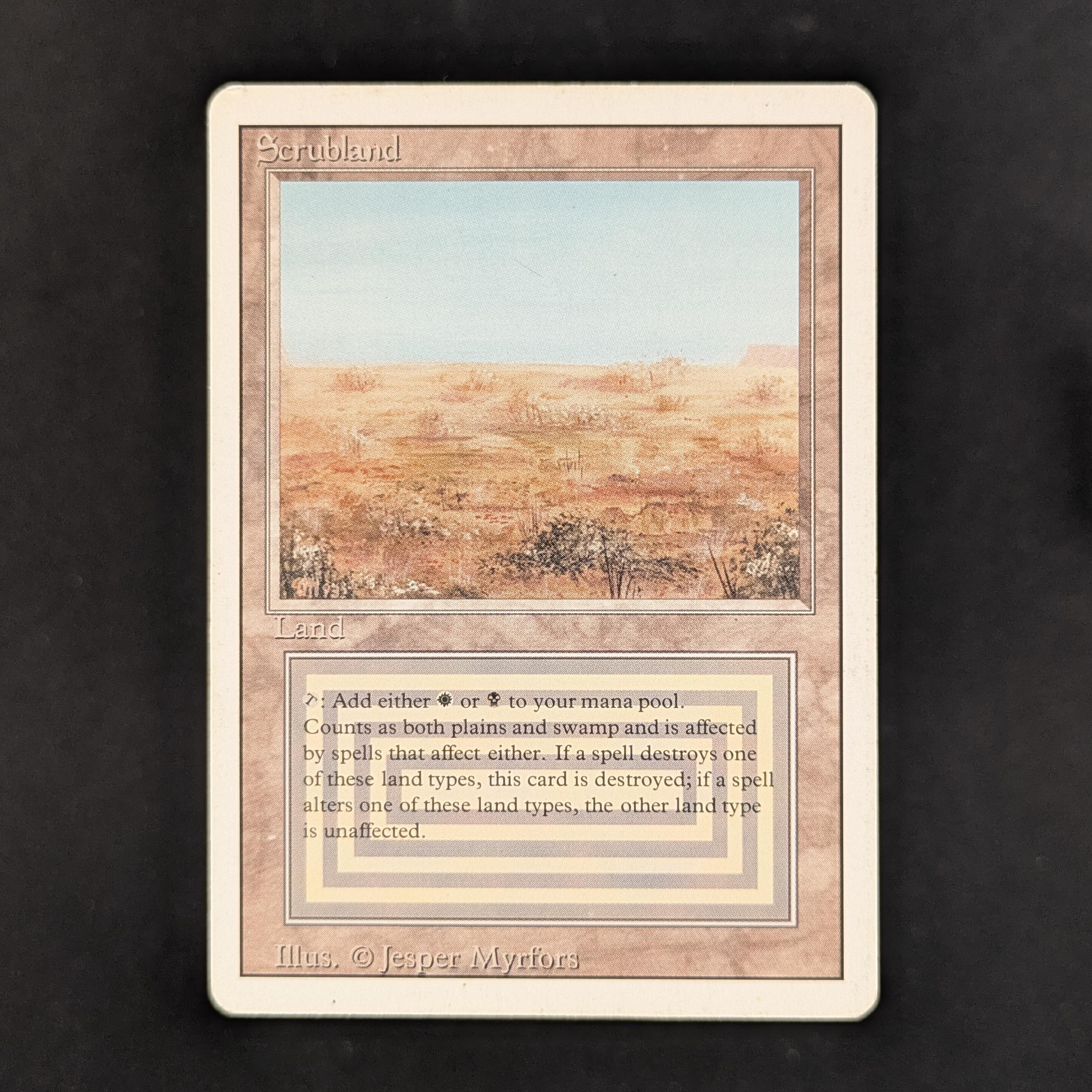 MTG Singles - Scrubland - Revised - PL - 32509