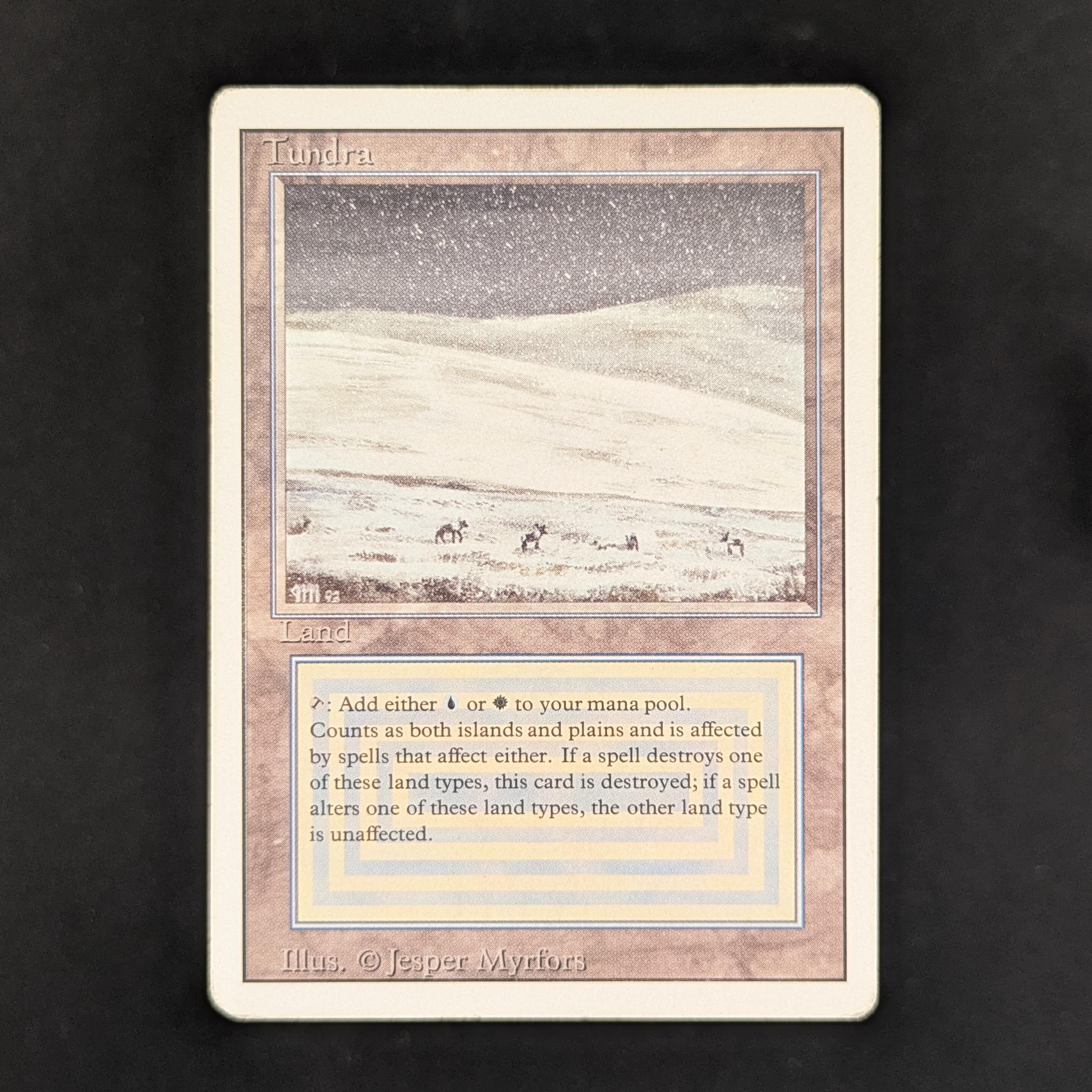 MTG Singles - Tundra - Revised - PL - INKED - 32513