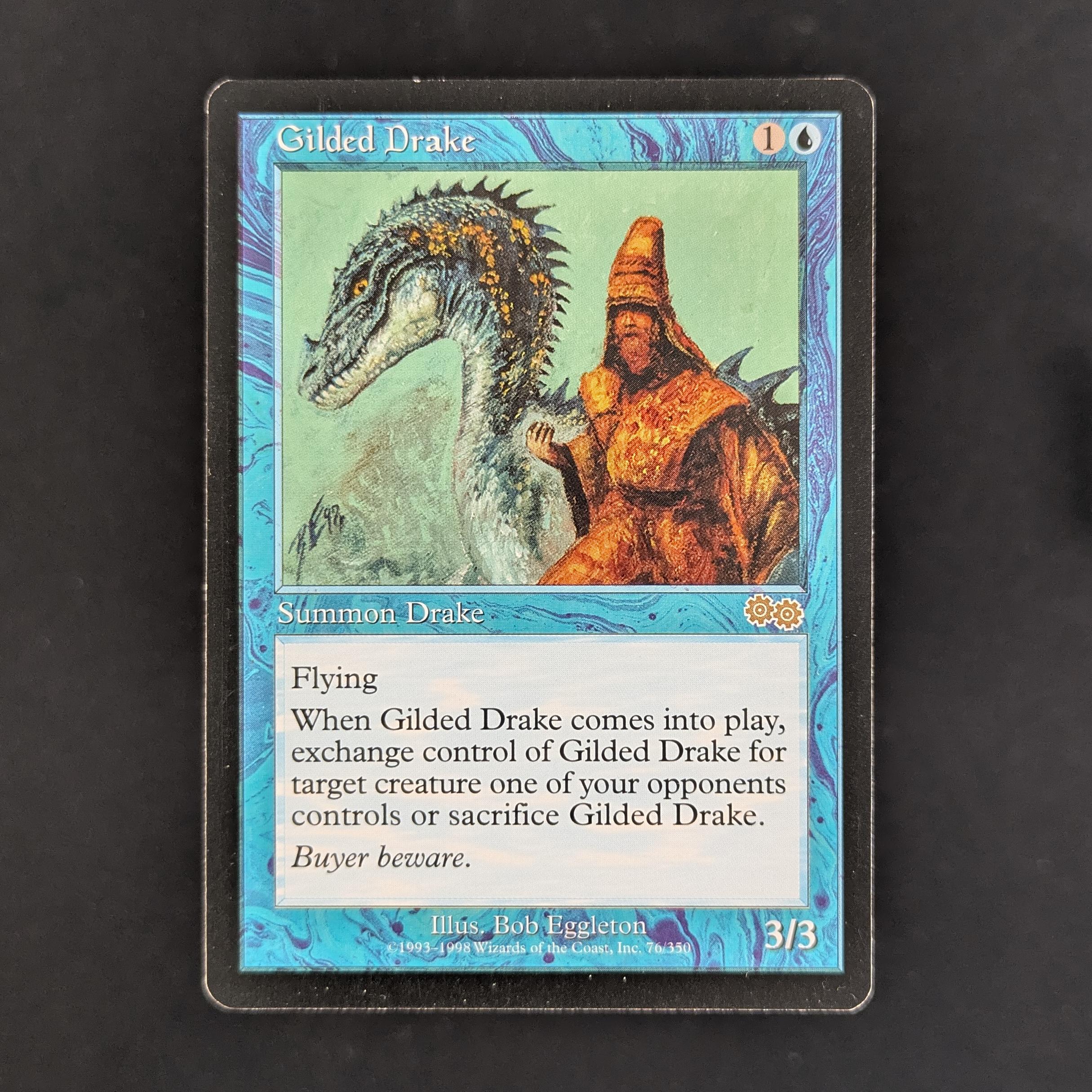 MTG Singles - Gilded Drake - Urza's Saga - English - LP - 32525