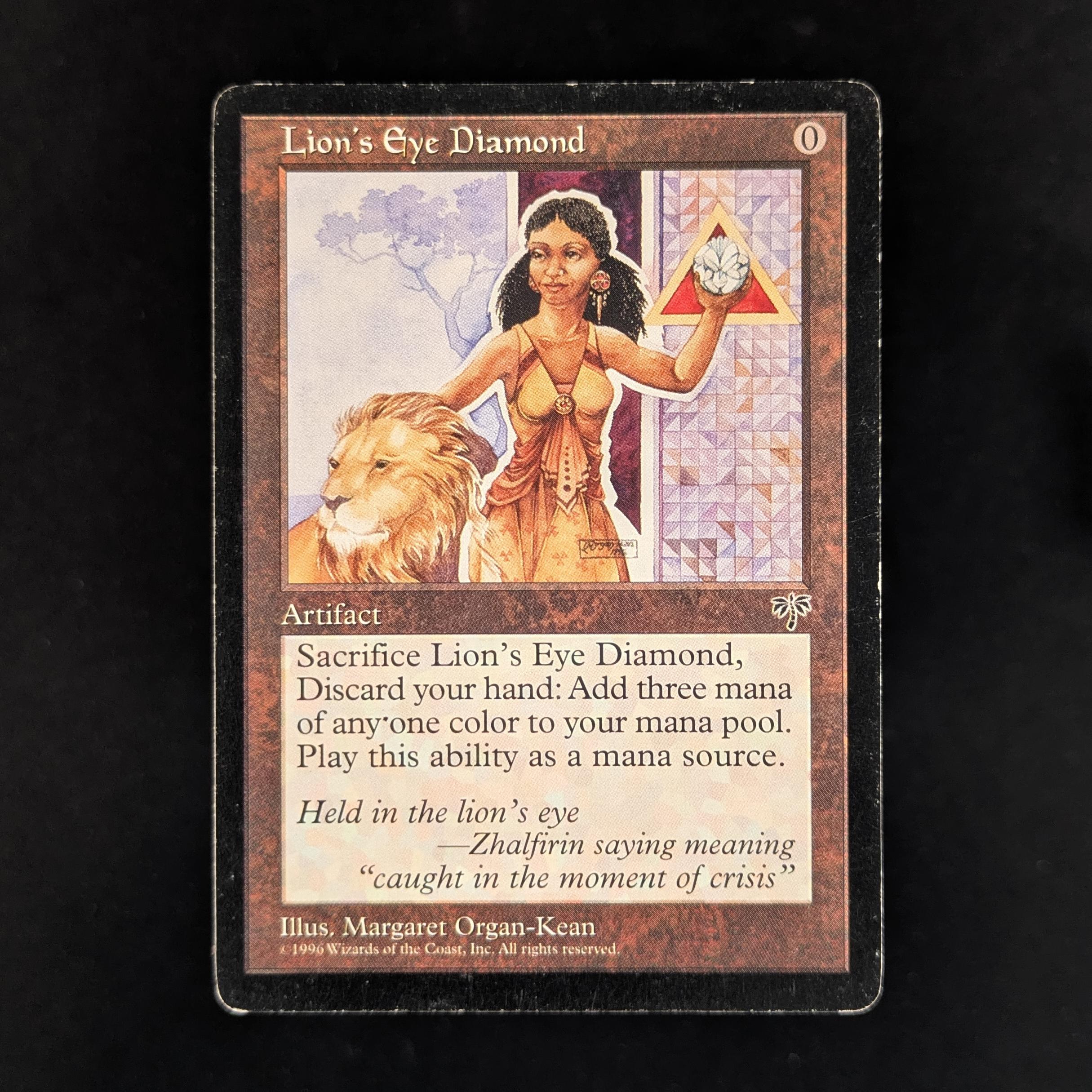 MTG Lion's Eye Diamond NM マジック：ザ・ギャザリング Lion's Eye Diamond MTG Mirage BGS Graded 9/8.5/8.5/8.5 NM-MT+ (RG