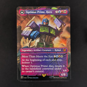 optimus prime mtg card Secret Lair x Transformers: vs. Megatron Foil Either way optimus prime mtg card commission,