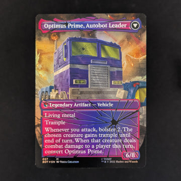 optimus prime hero mtg card FOIL] Optimus Prime, Hero // Optimus Prime, Autobot Leader
