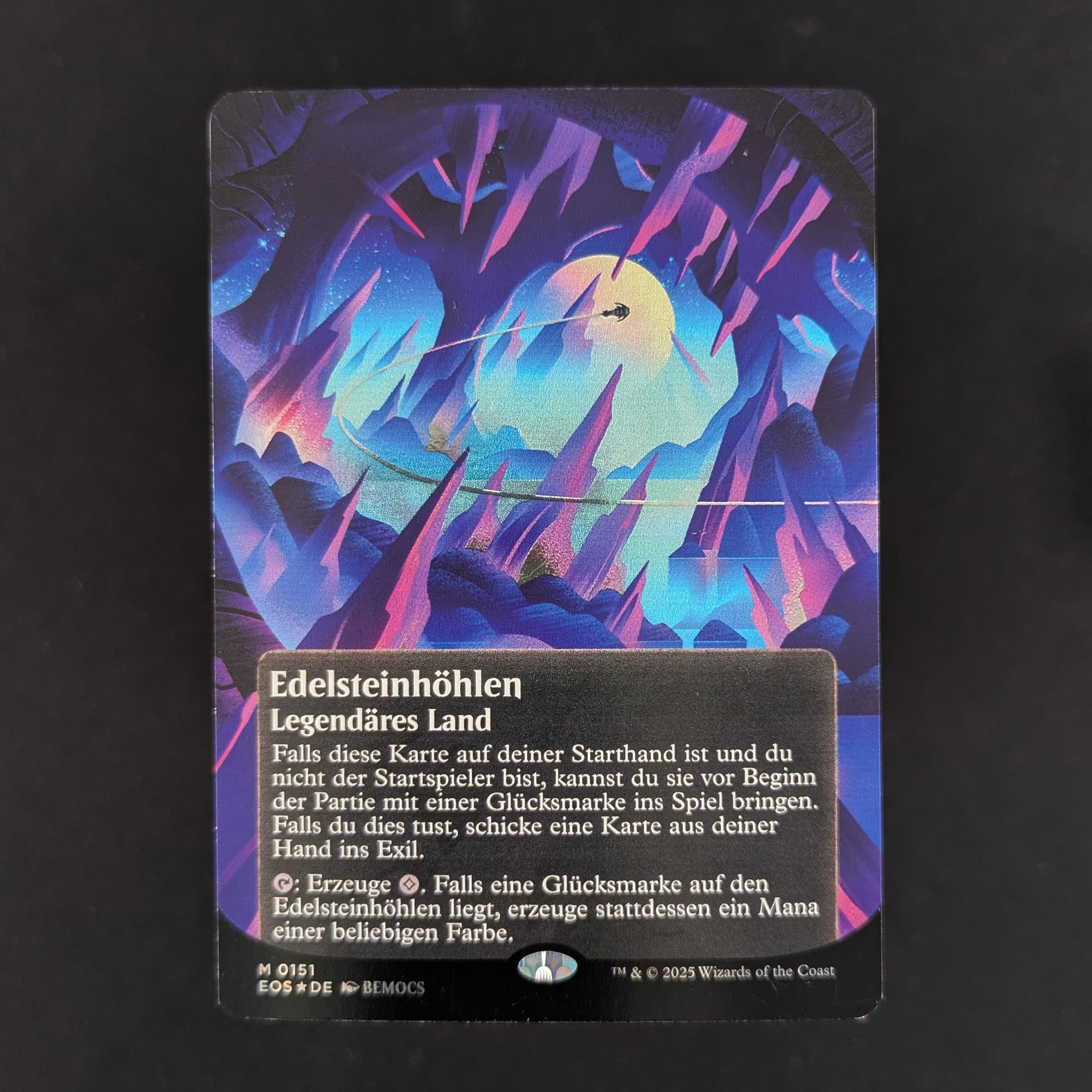 MTG Singles - [FOIL] Gemstone Caverns (Galaxy Foil) - Stellar Sights - EX - 