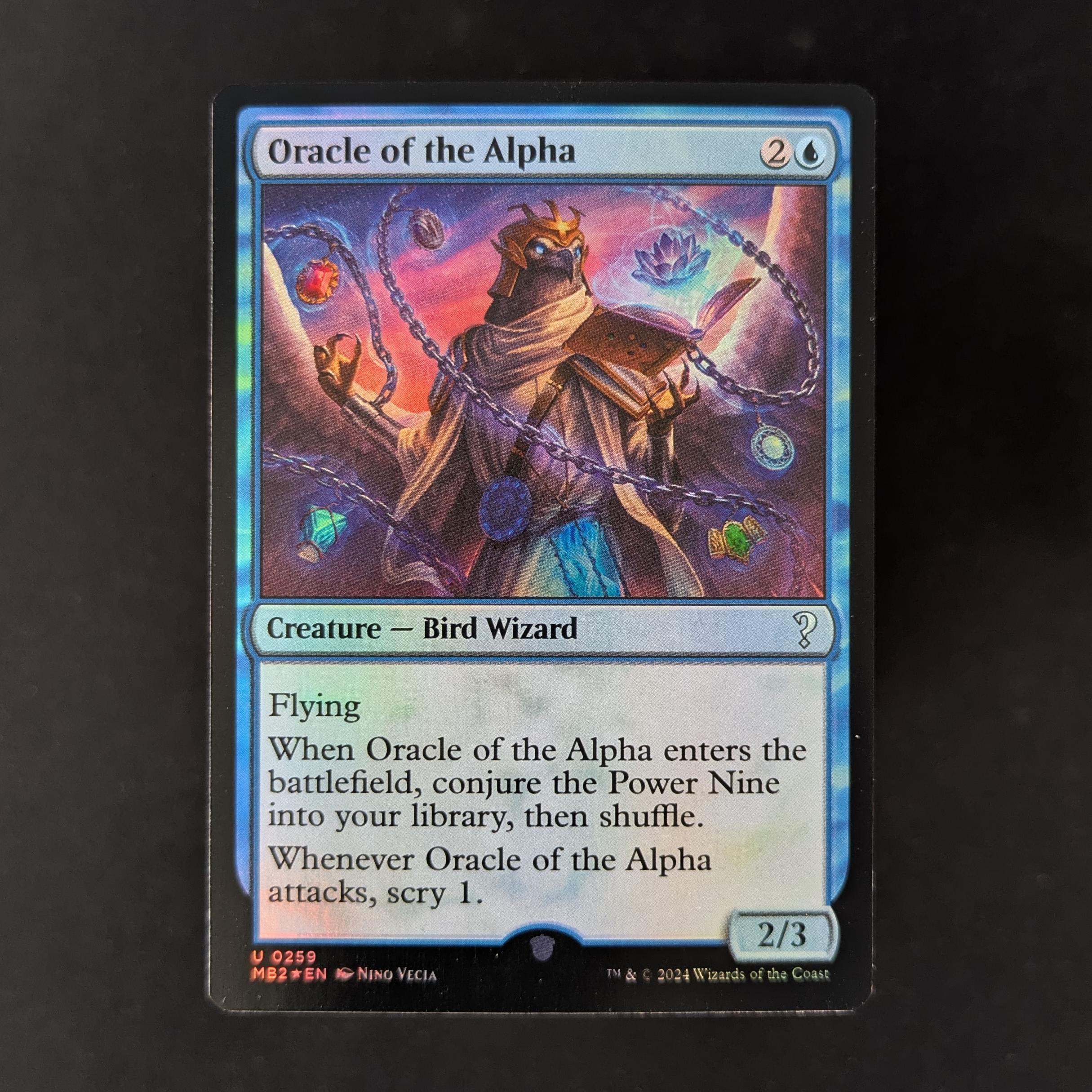 [FOIL] Oracle of the Alpha - Mystery Booster 2 - NM
