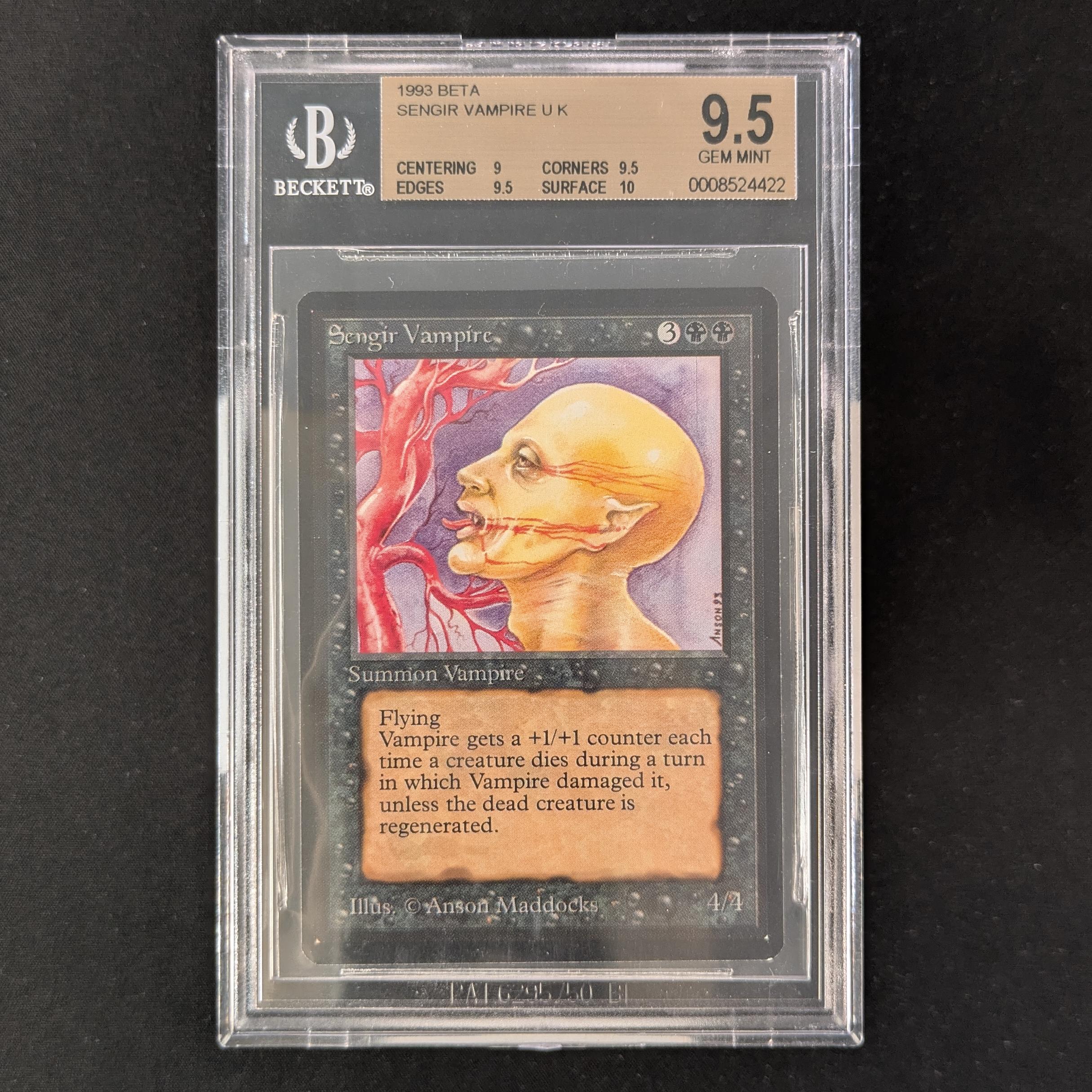 MTG Singles - Sengir Vampire - Beta - BGS 9.5 - 32584