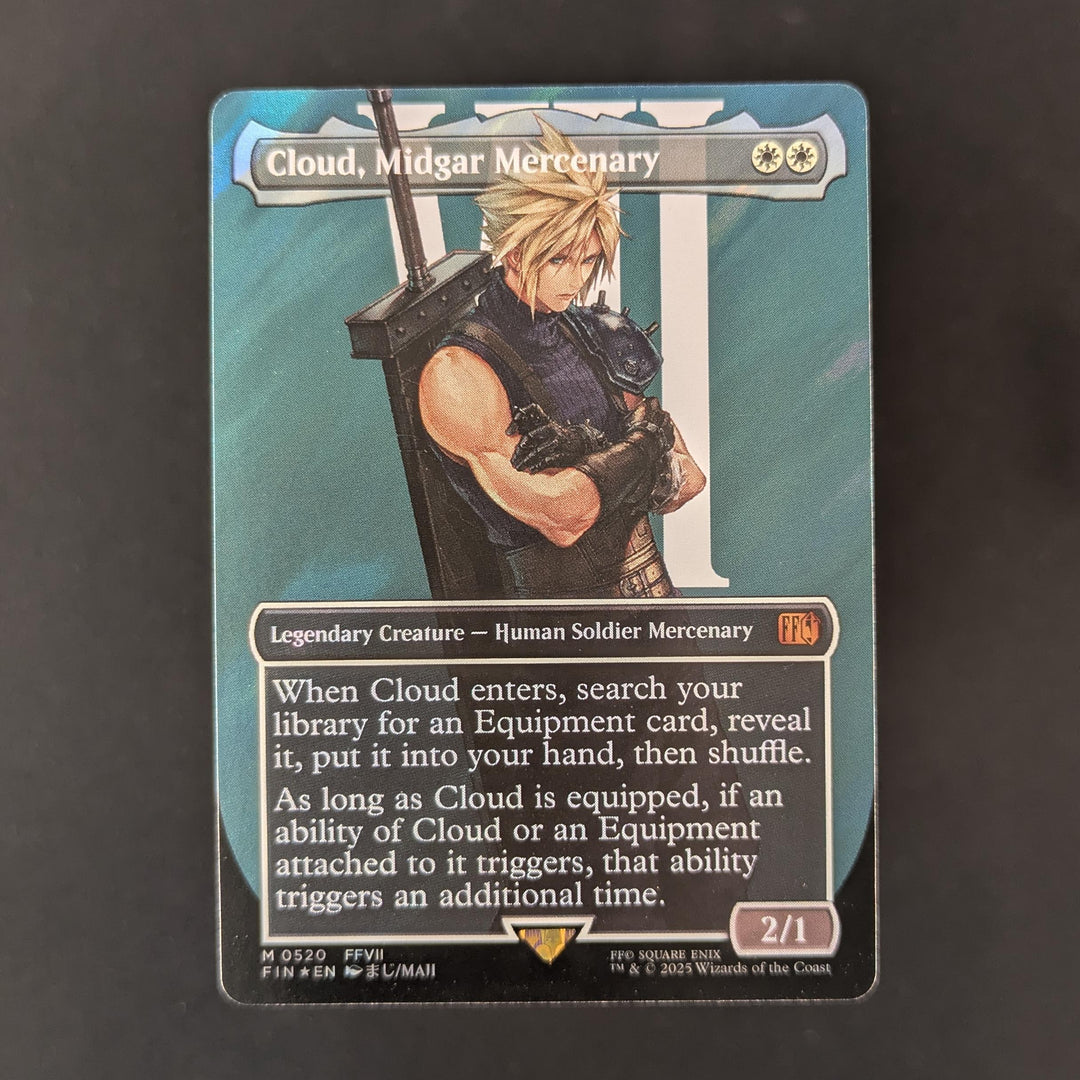 surge foil cards mtg FOIL] Cloud, Midgar Mercenary (Surge Foil)