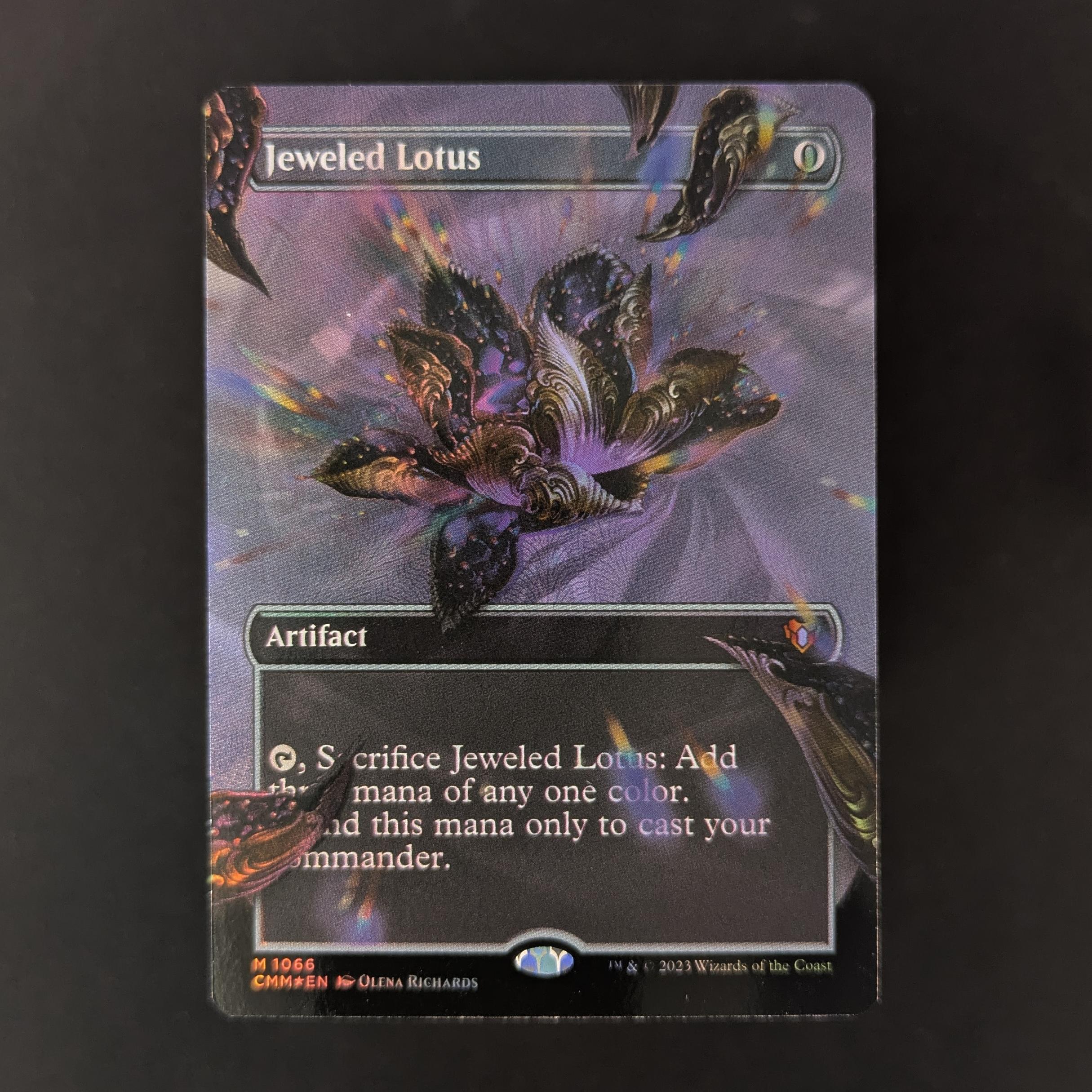 MTG Singles - [FOIL] Jeweled Lotus (Textured Foil) - Commander Masters: Extras - NM - 
