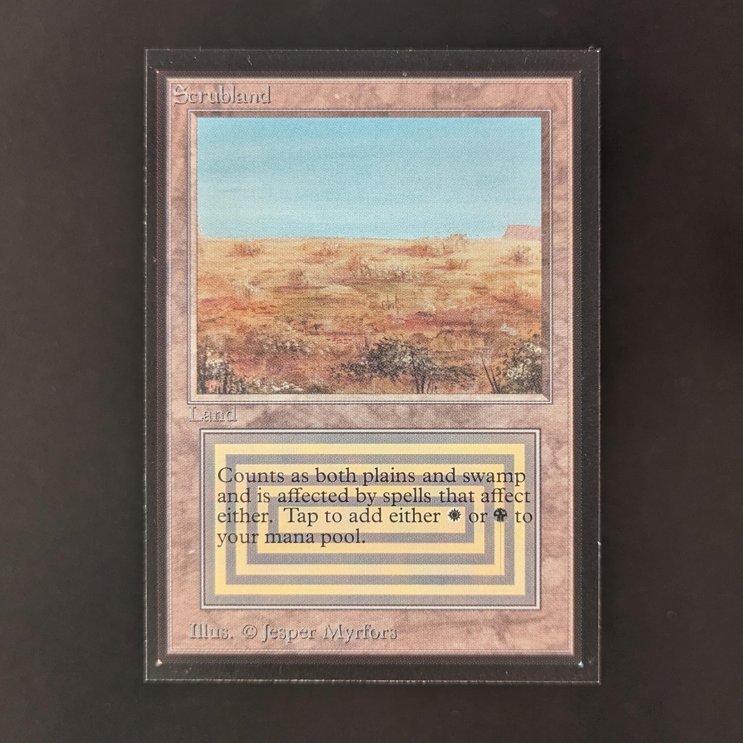MTG Singles - Scrubland - Collectors' Edition - NM - 32792