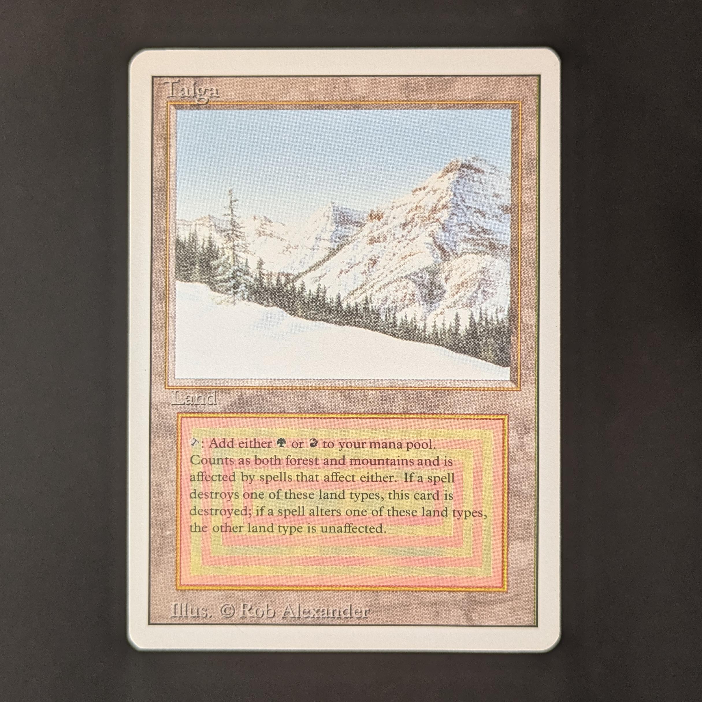MTG Singles - Taiga - Revised - EX - 32818