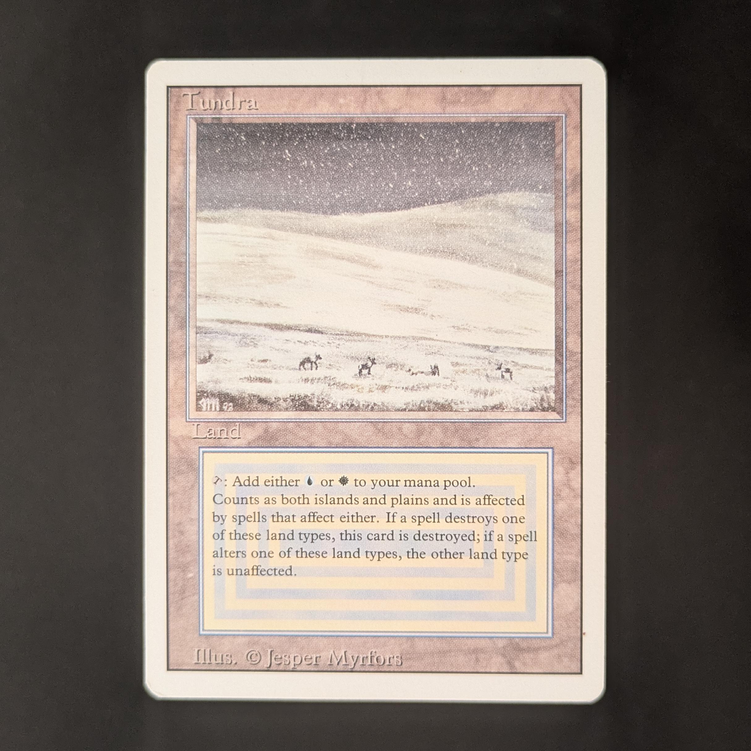 MTG Singles - Tundra - Revised - LP - 32823