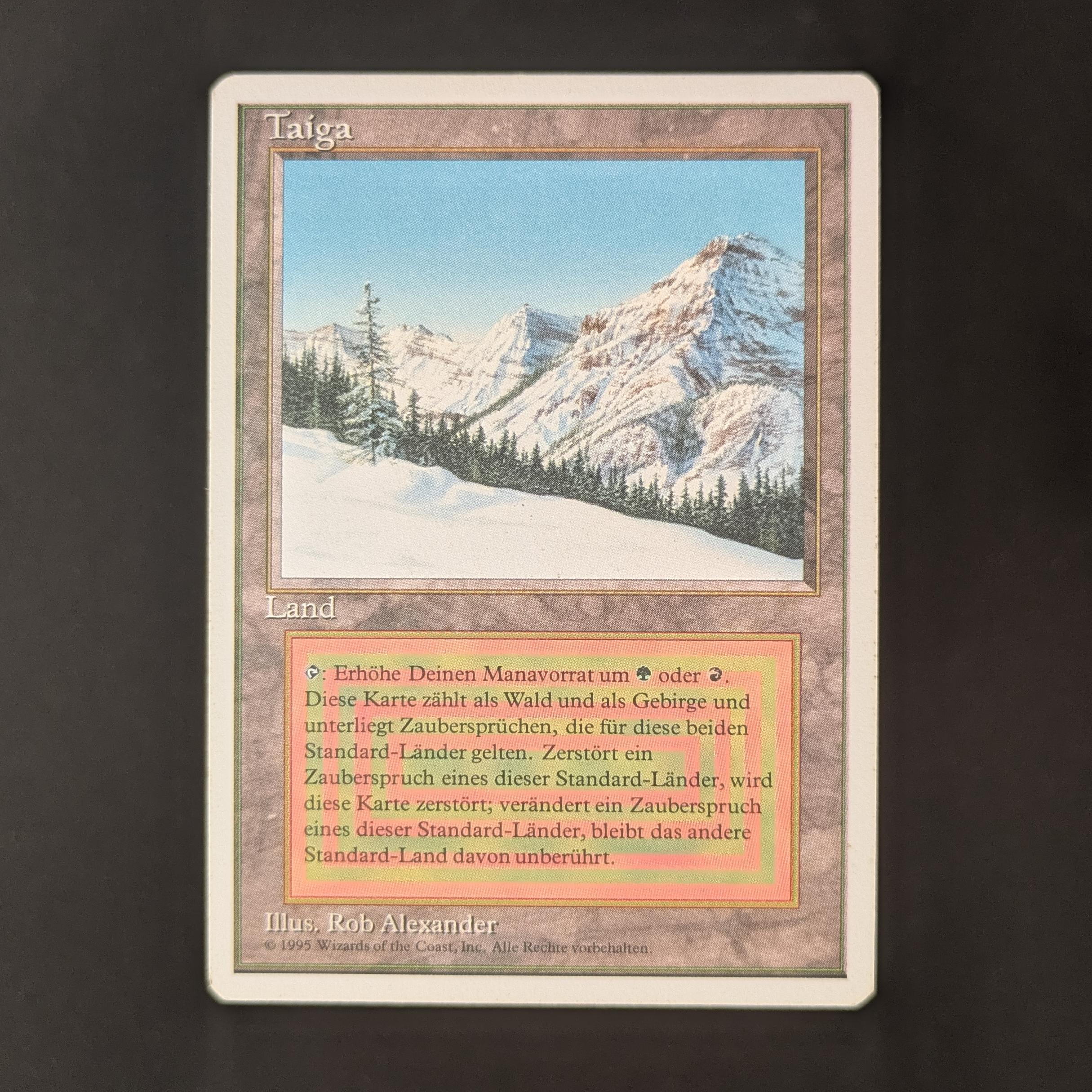 MTG Singles - Taiga - Foreign White Bordered - German - LP - 32830