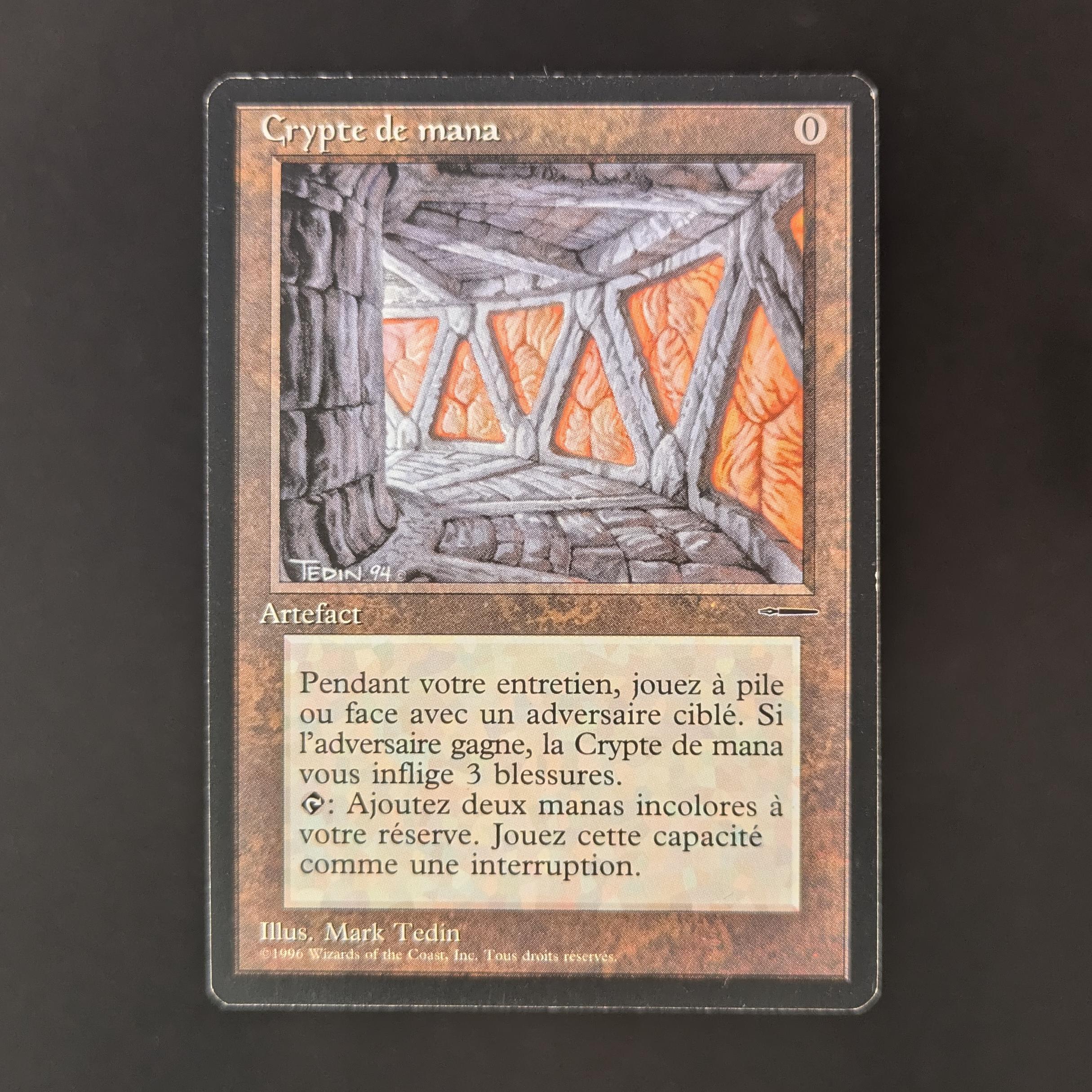 MTG Singles - Mana Crypt (Book Insert) - Harper Prism Promos - EX - 