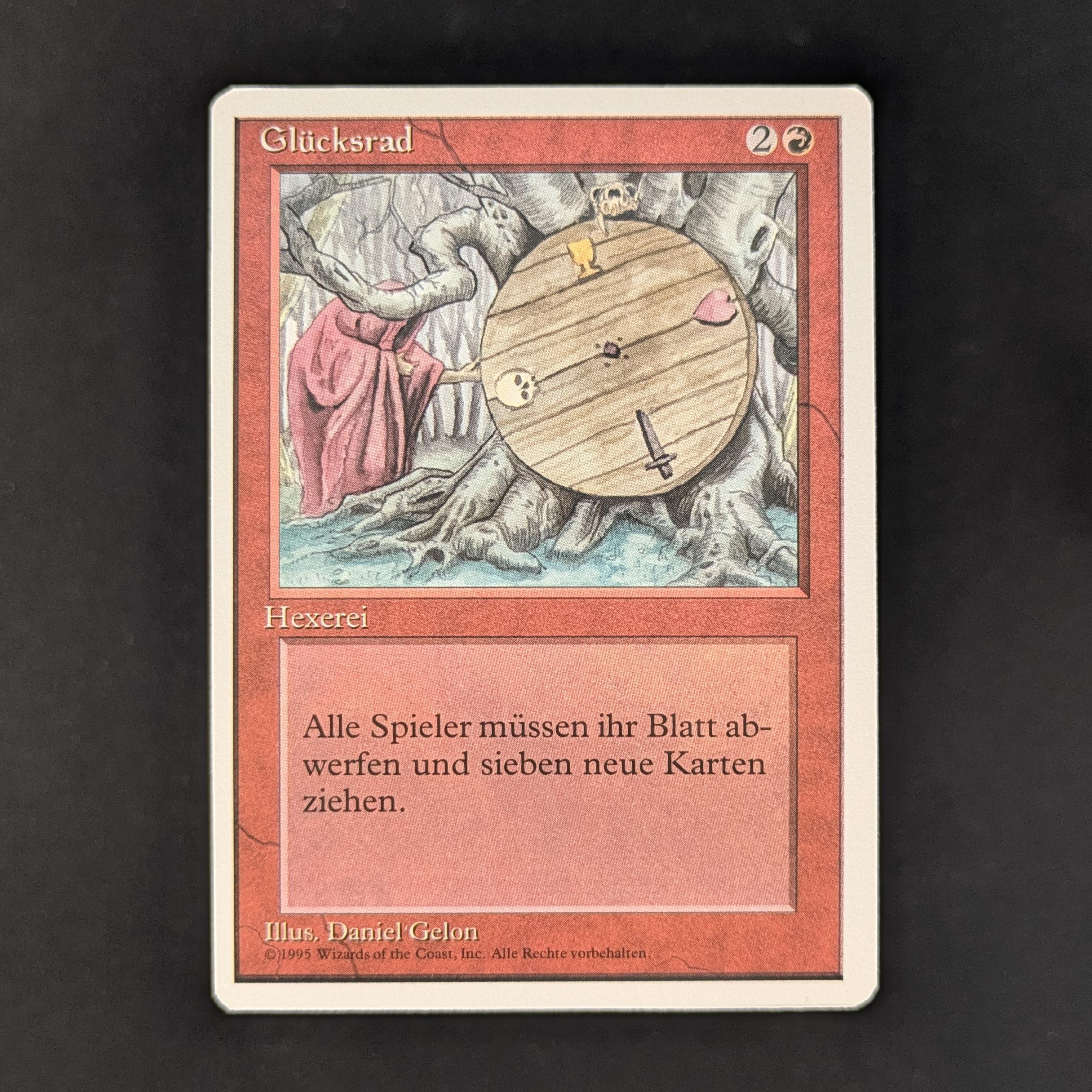 MTG Singles - Wheel of Fortune - Foreign White Bordered - German - NM - 32883