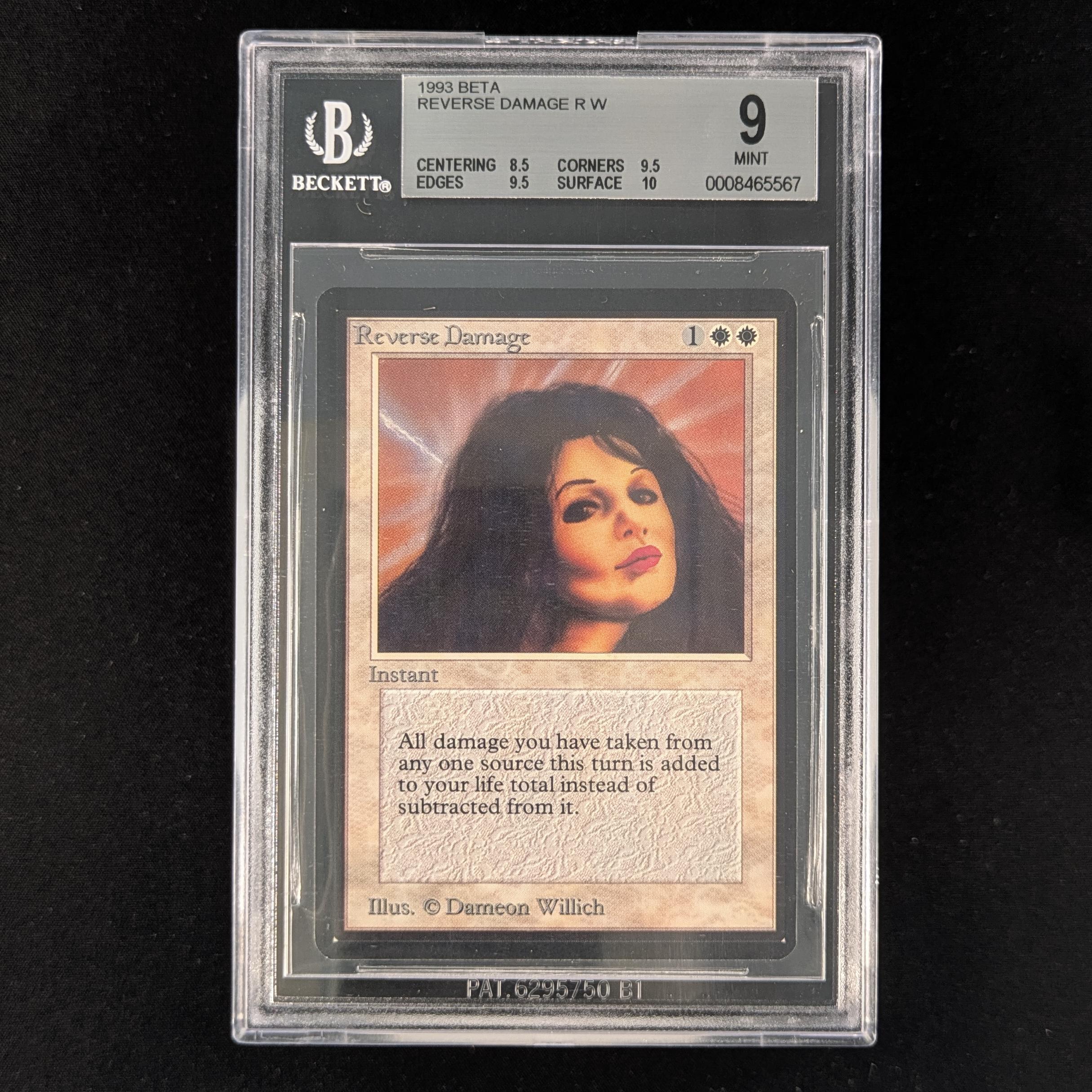 MTG Singles - Reverse Damage - Beta - BGS 9 - 