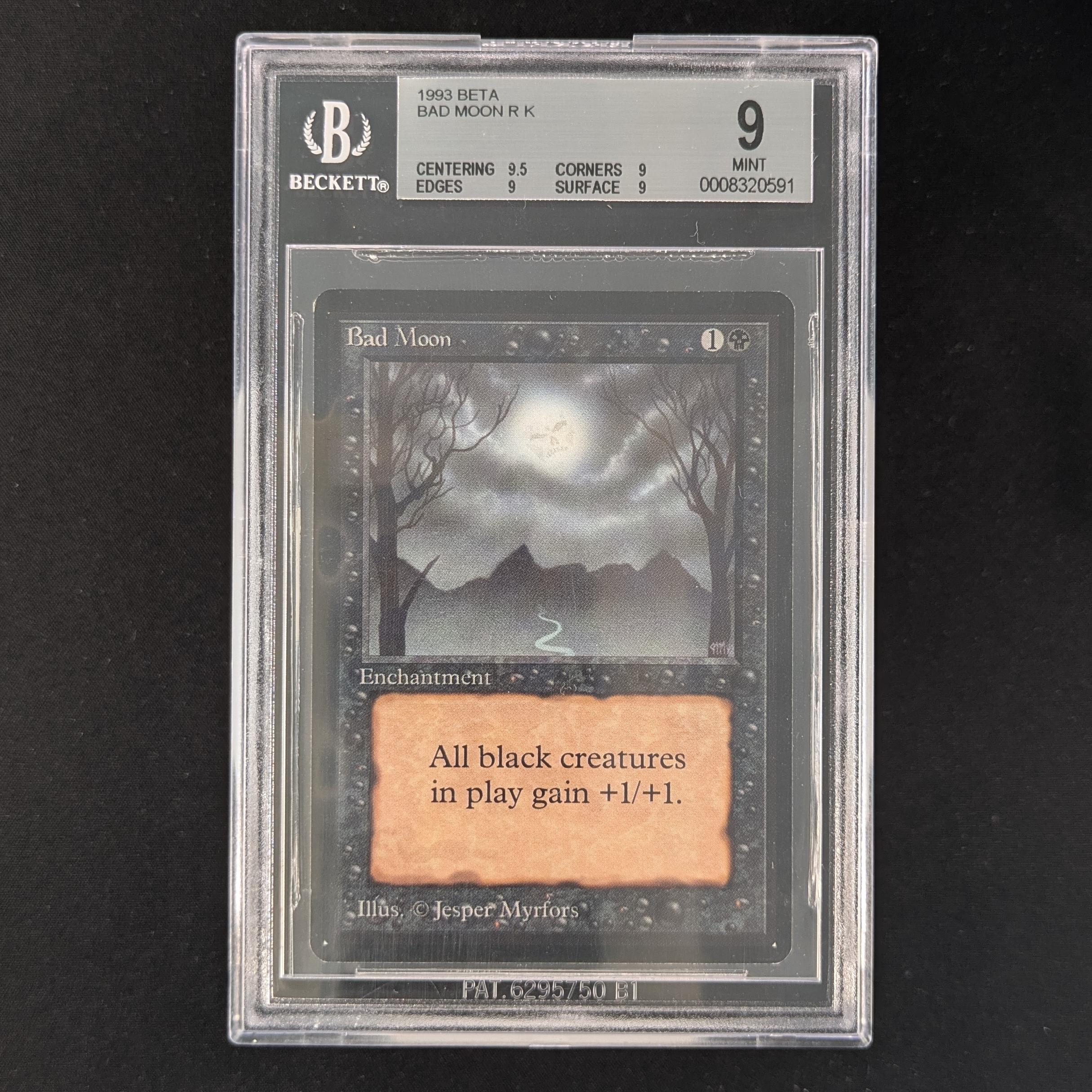 MTG Singles - Bad Moon - Beta - BGS 9 - 