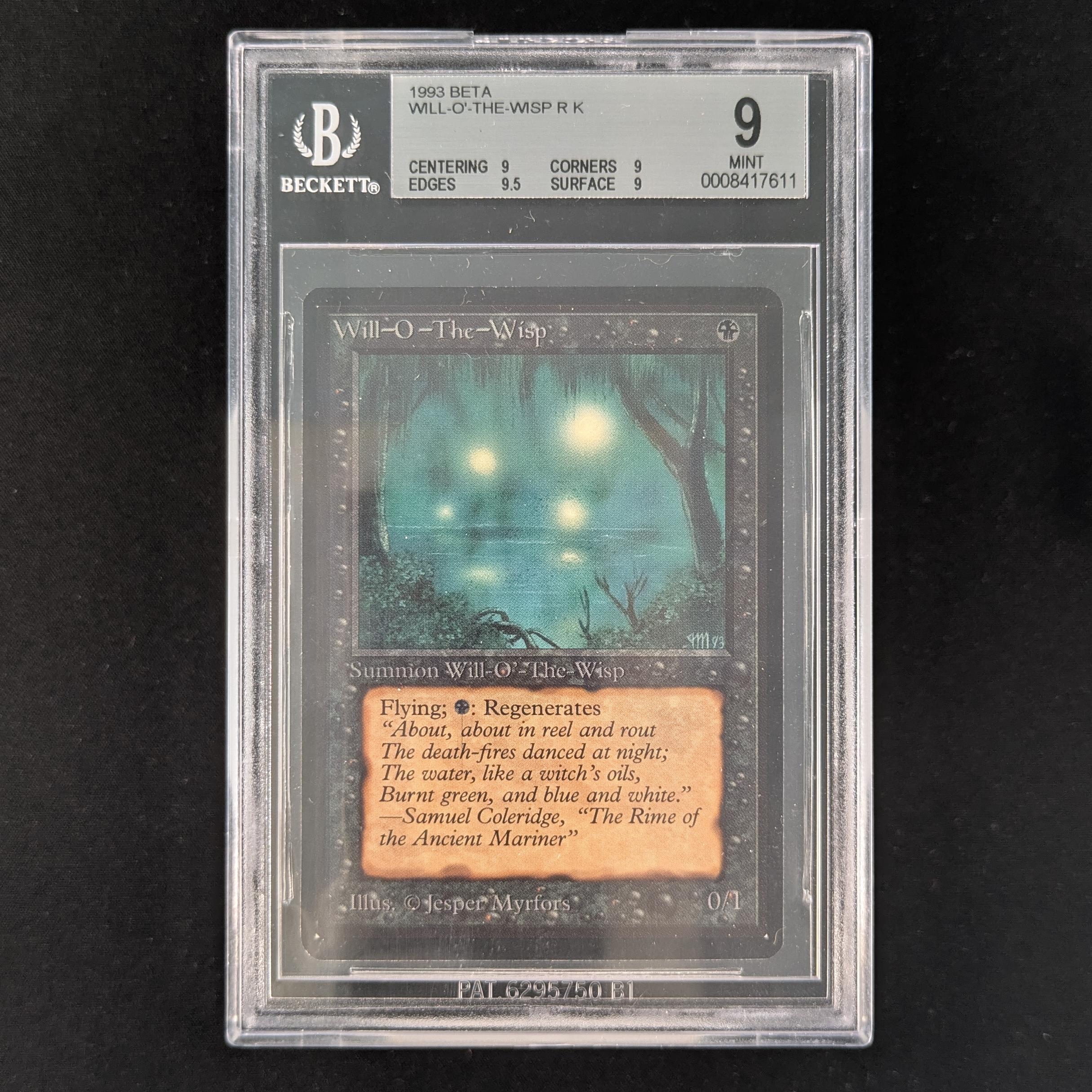 MTG Singles - Will-O-The-Wisp - Beta - BGS 9 - 