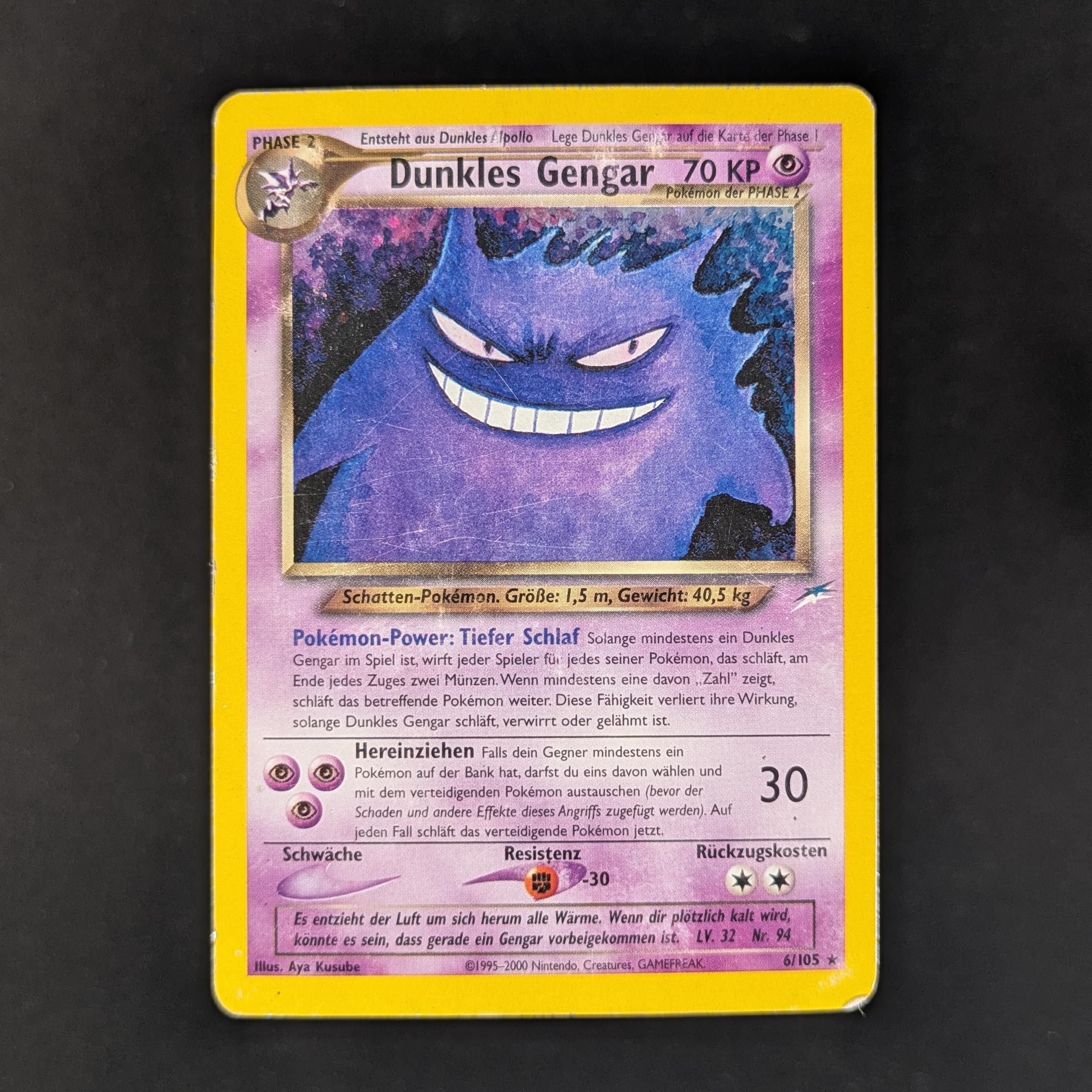 PTCG Singles - Dark Gengar (NDE 6) - Neo Destiny - PO - 