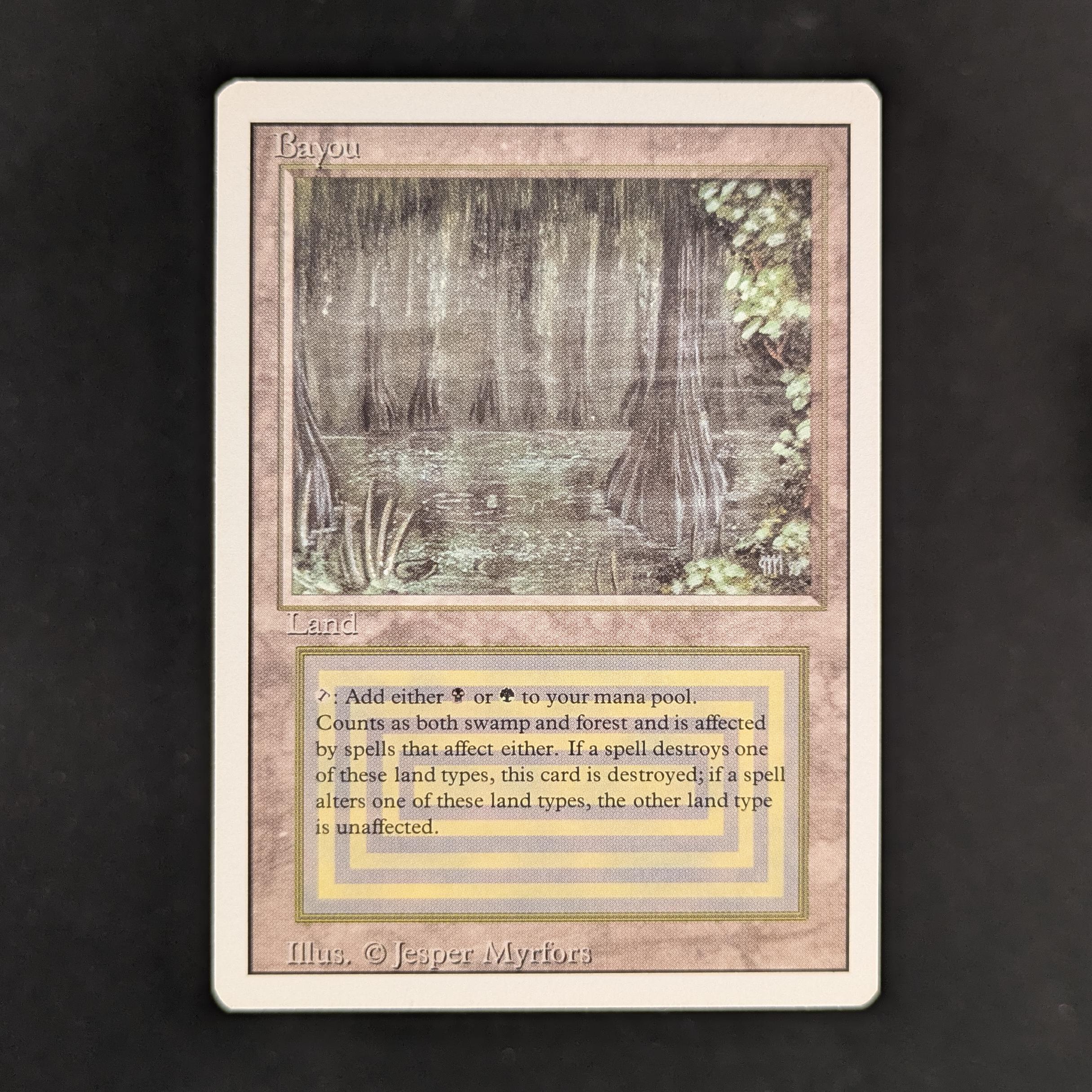 MTG Singles - Bayou - Revised - EX - 32971