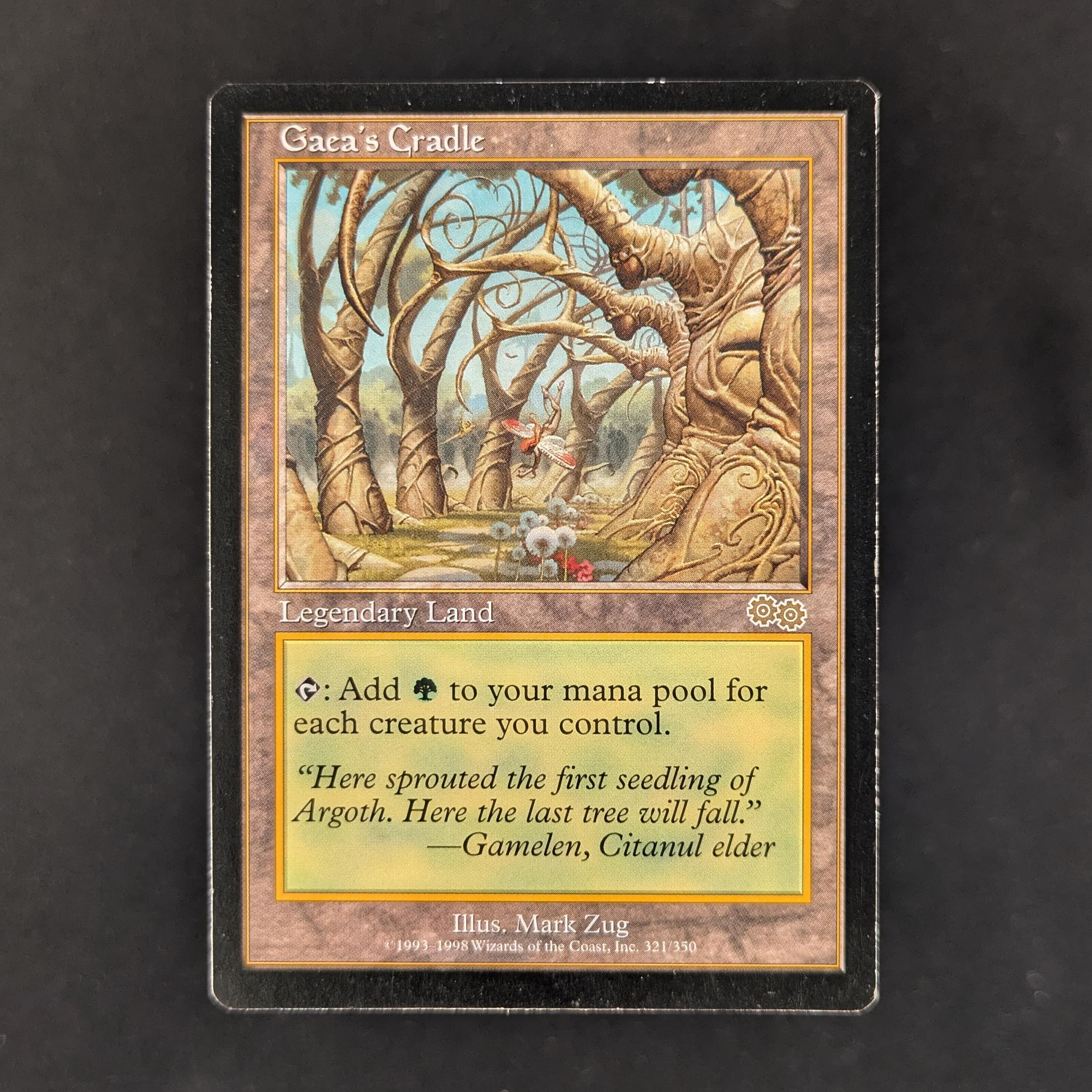 MTG Singles - Gaea's Cradle - Urza's Saga - English - LP - 33034