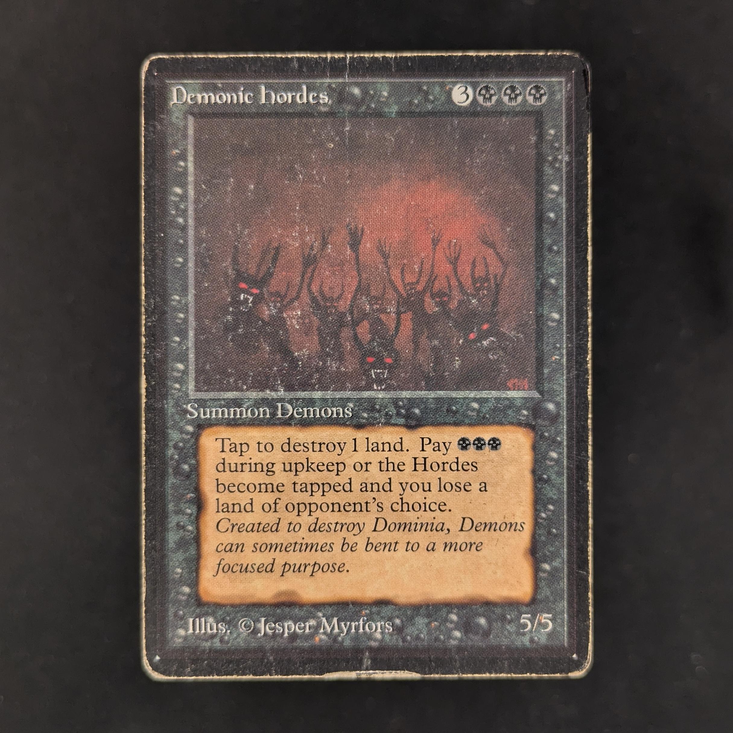 PSA10 旧枠 Demonic hordes MTG 30th edition Demonic Hordes - Beta