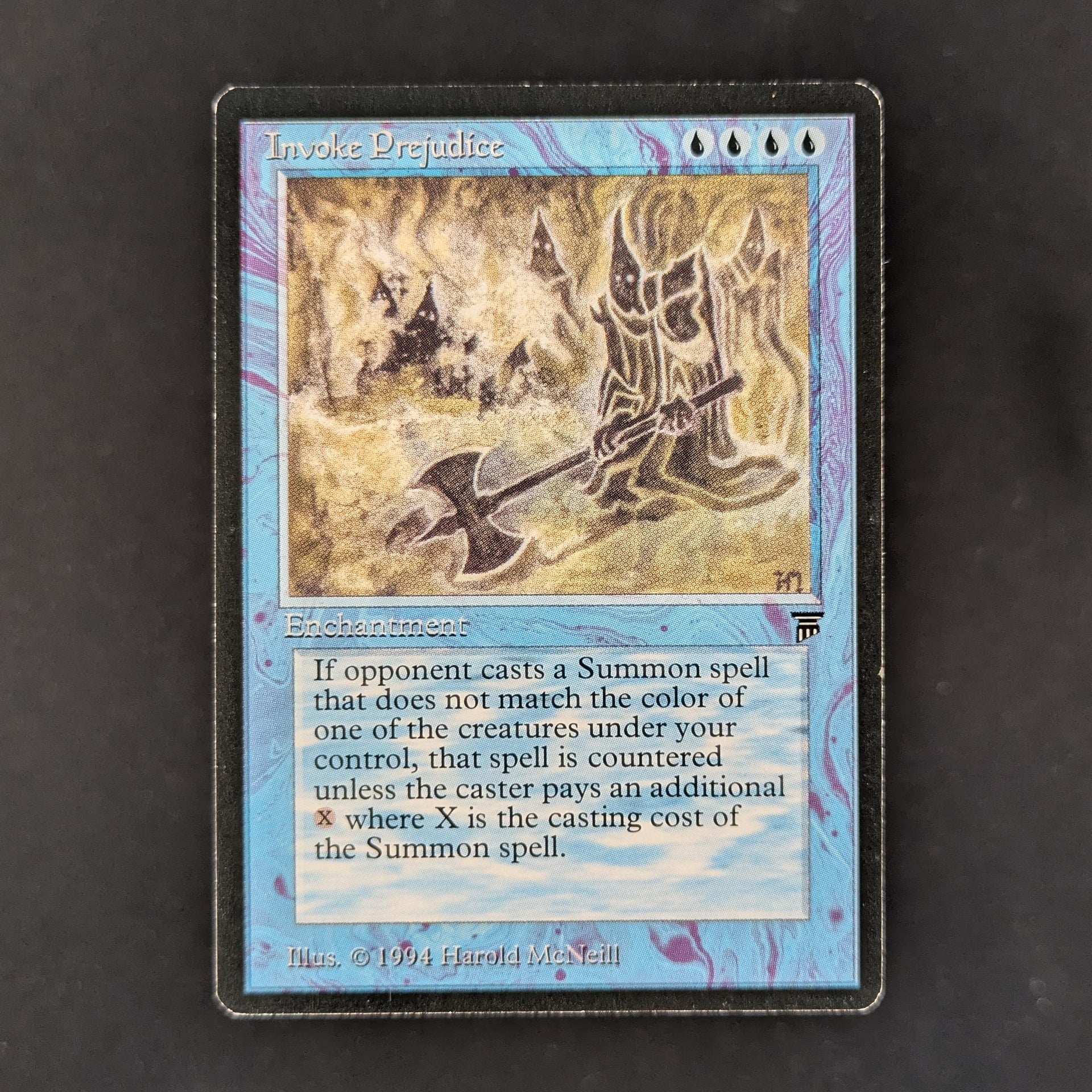 mtg card 1488 Invoke Prejudice - Legends - GD