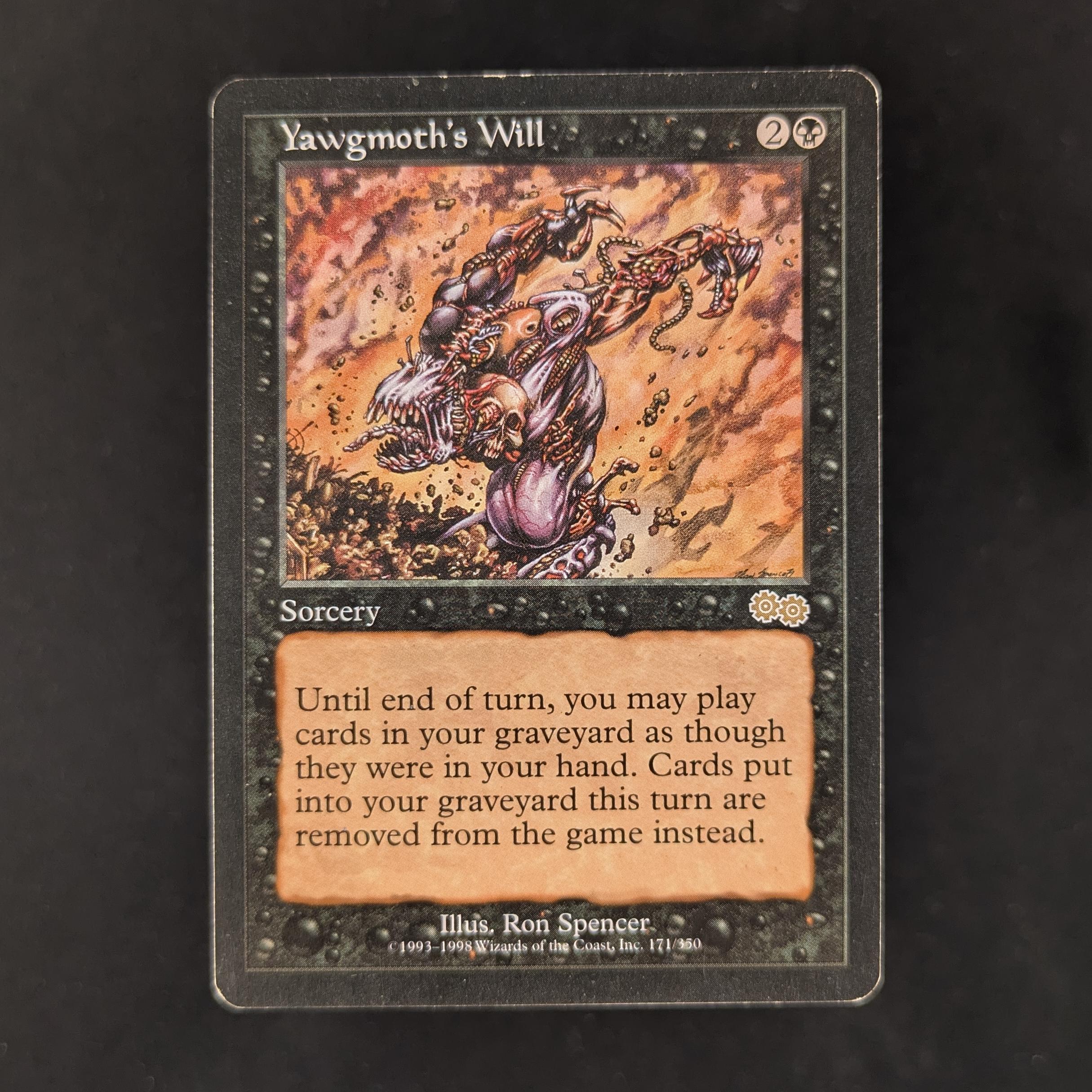 MTG Singles - Yawgmoth's Will - Urza's Saga - English - LP - 33124