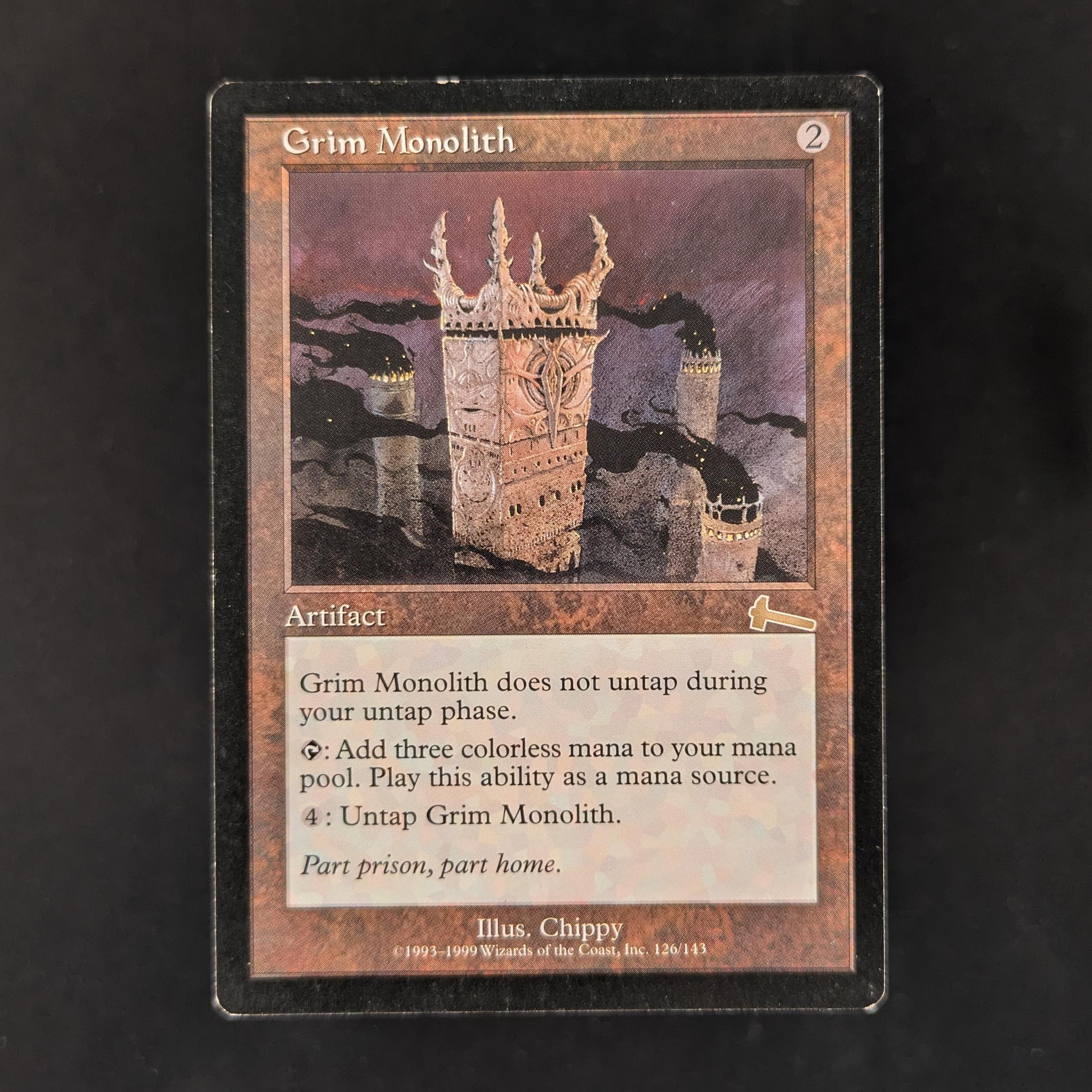 MTG Singles - Grim Monolith - Urza's Legacy - English - GD - 33130