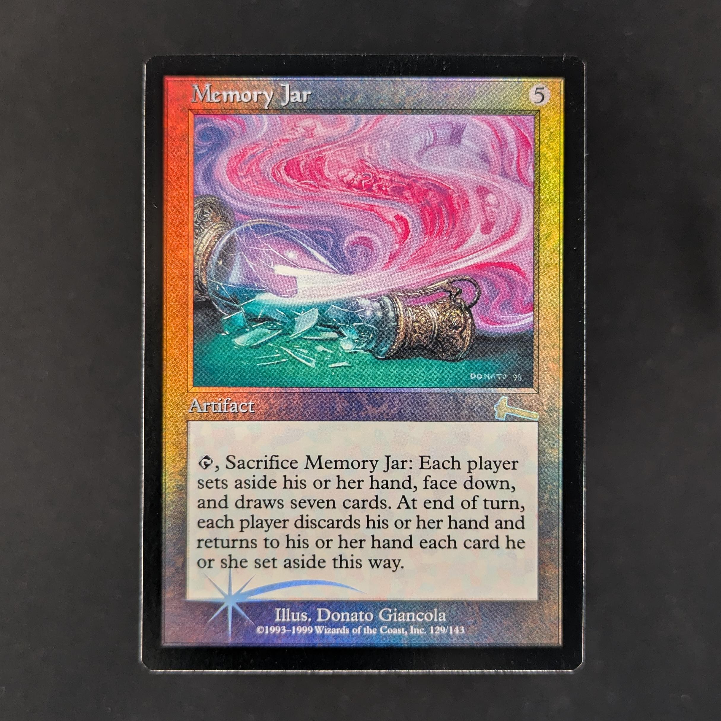 MTG Singles - [FOIL] Memory Jar - Urza's Legacy - NM - 
