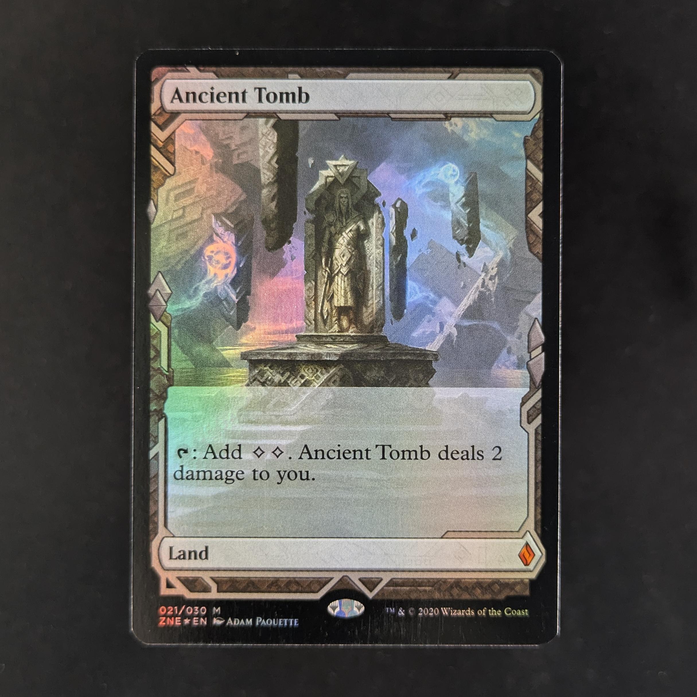 MTG Singles - [FOIL] Ancient Tomb - Zendikar Rising Expeditions - NM - 