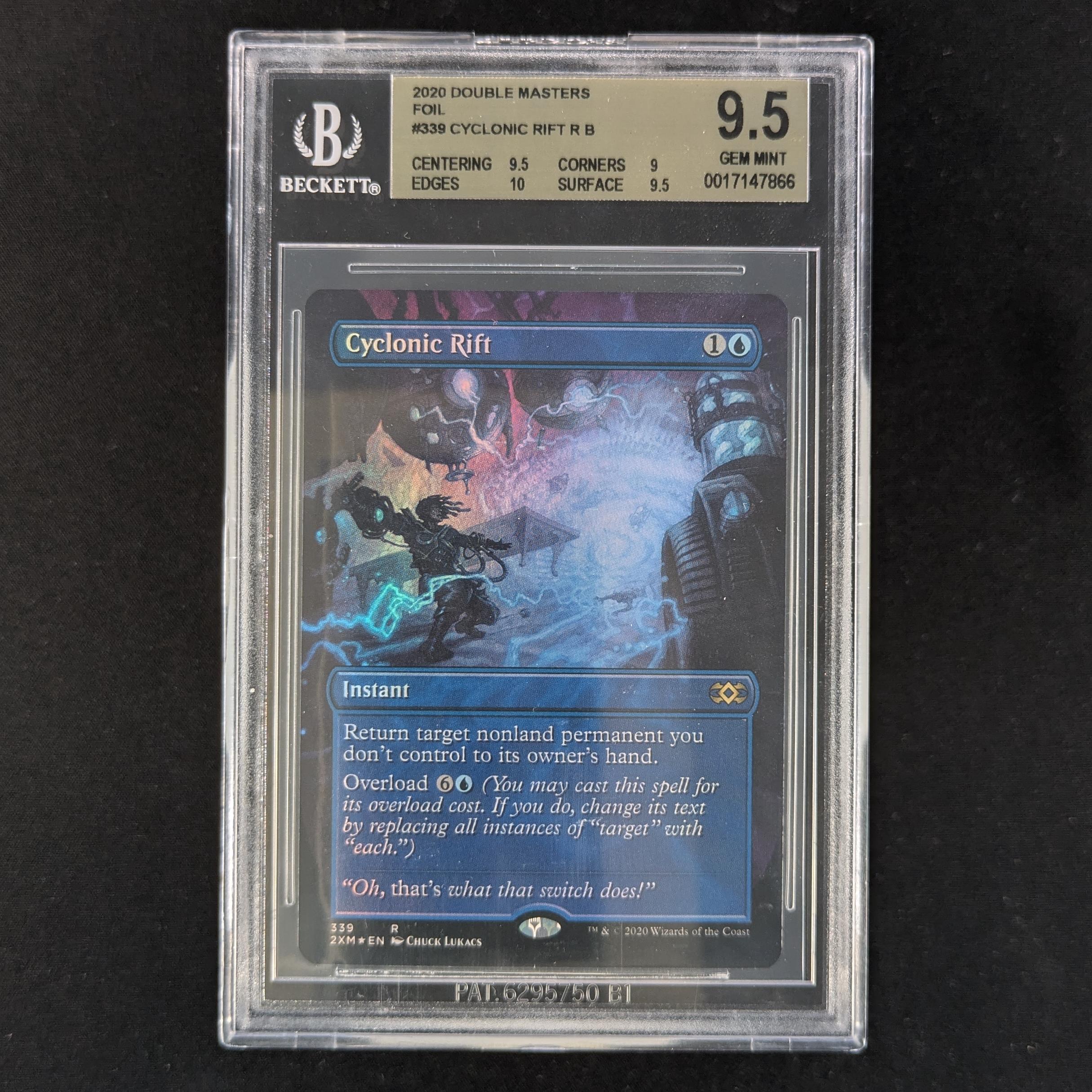 MTG Singles - [FOIL] Cyclonic Rift - Double Masters: Extras - BGS 9.5 - 