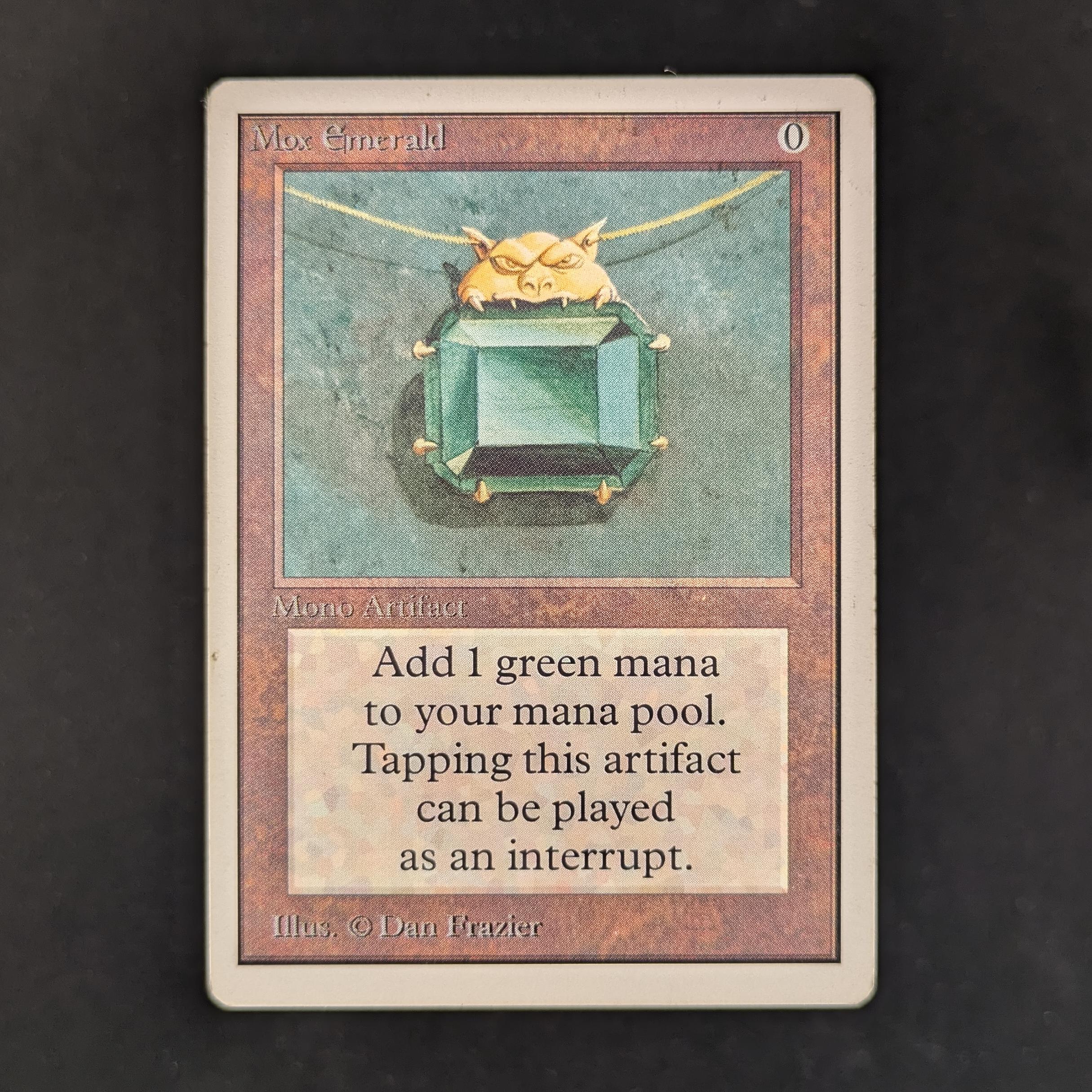 MTG Singles - Mox Emerald - Unlimited - LP - 33183