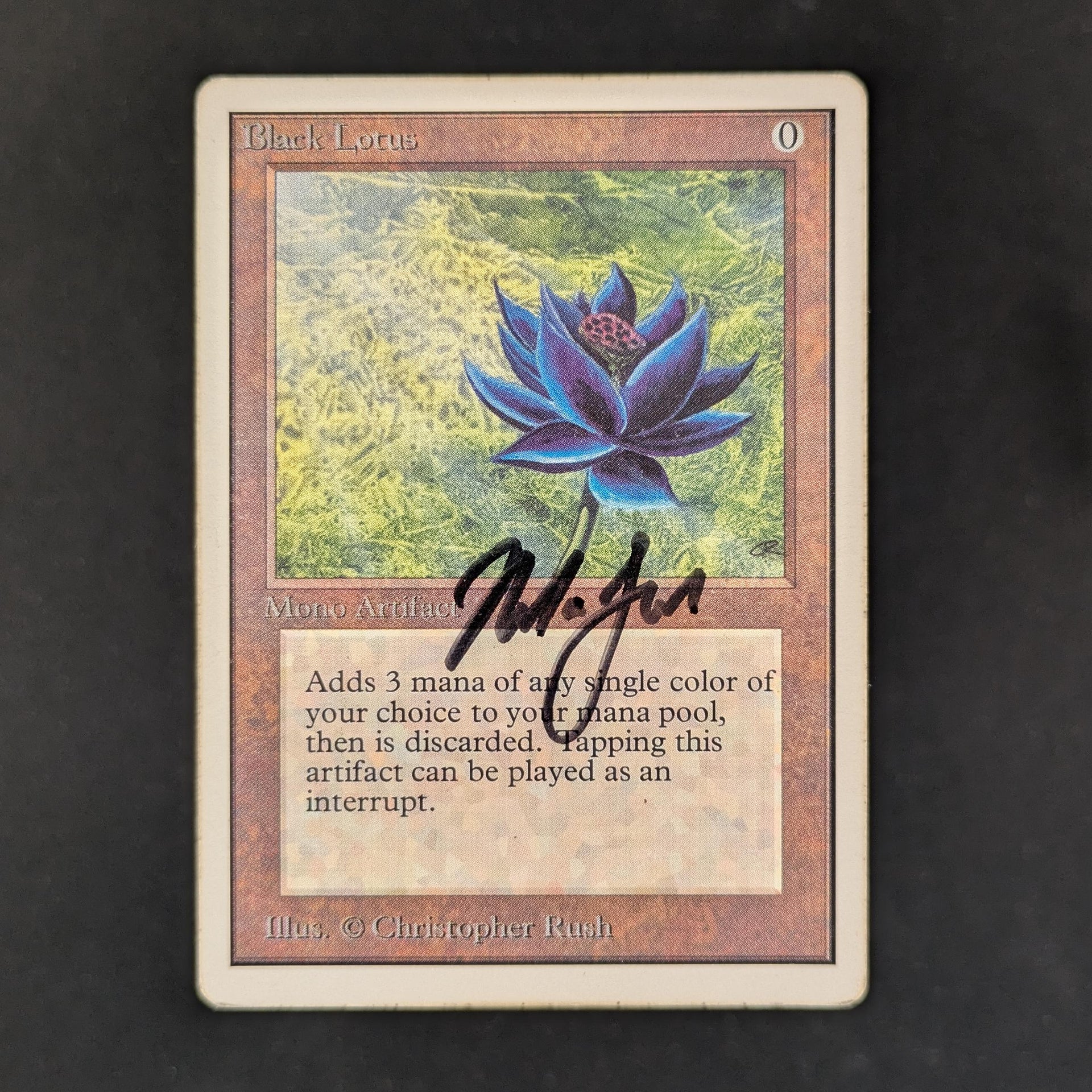 how rare is the black lotus magic card Black Lotus