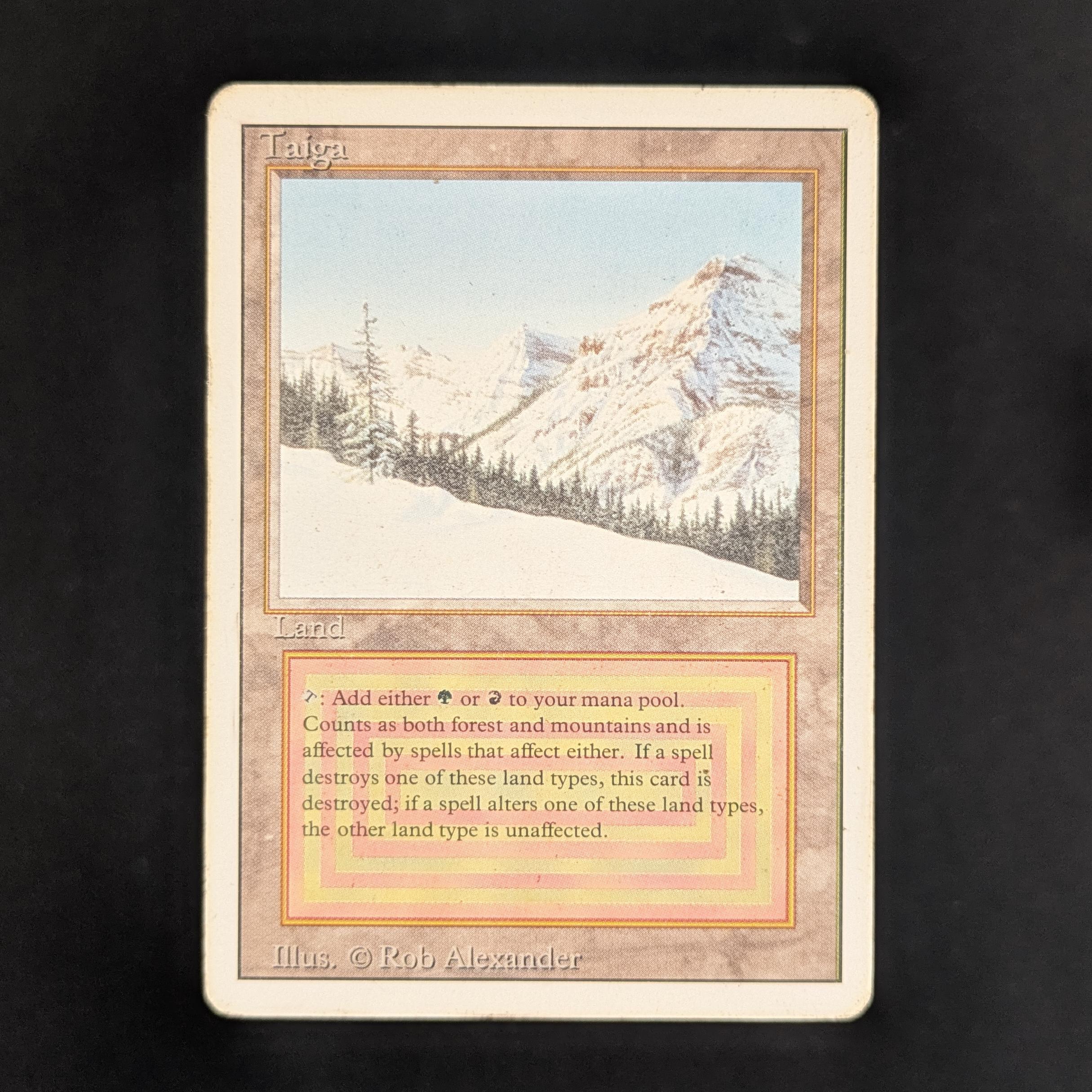 MTG Singles - Taiga - Revised - PO - INKED - 33242
