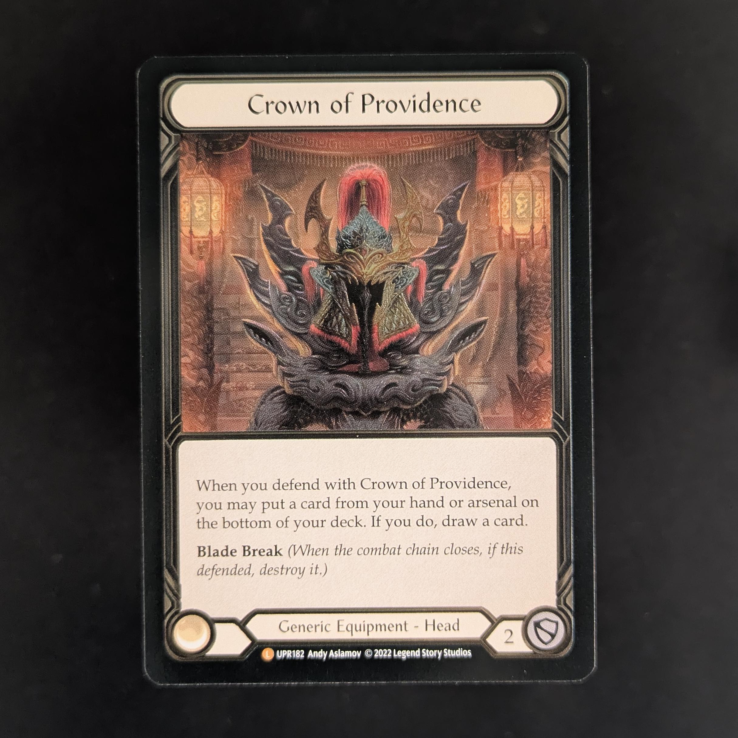 Crown of Providence (Cold Foil) - Uprising - NM