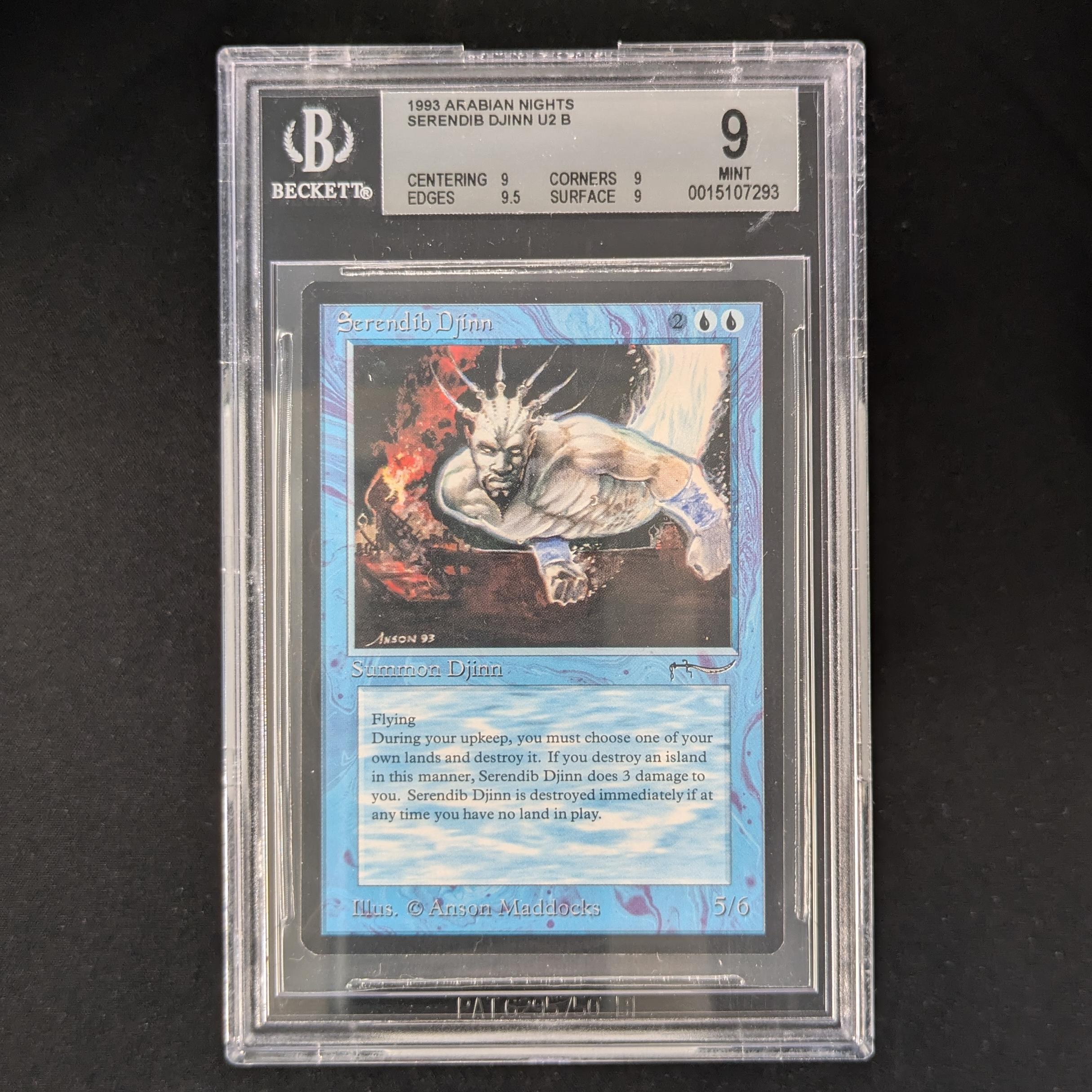 MTG Singles - Serendib Djinn - Arabian Nights - BGS 9 - 33308