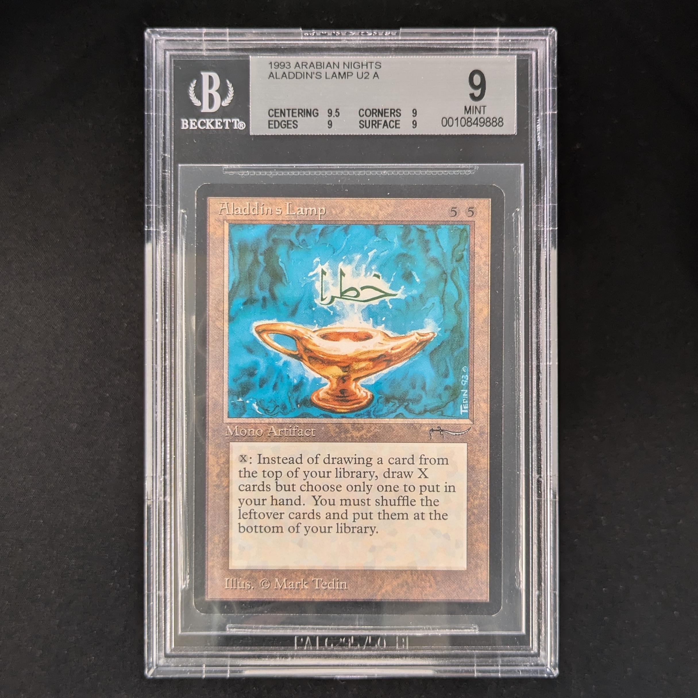 Aladdin's Lamp - Arabian Nights - BGS 9
