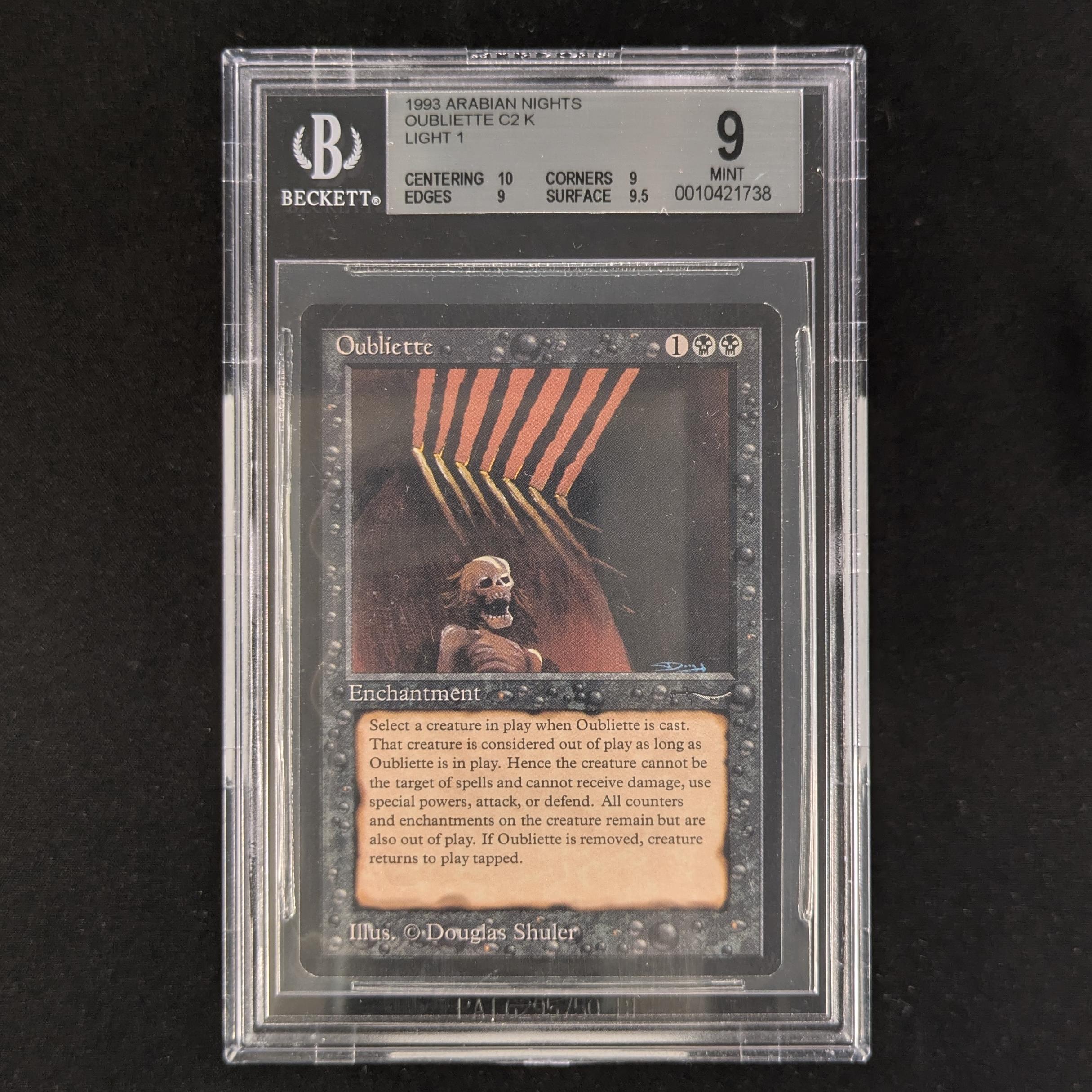 Oubliette - Arabian Nights - BGS 9 - Light